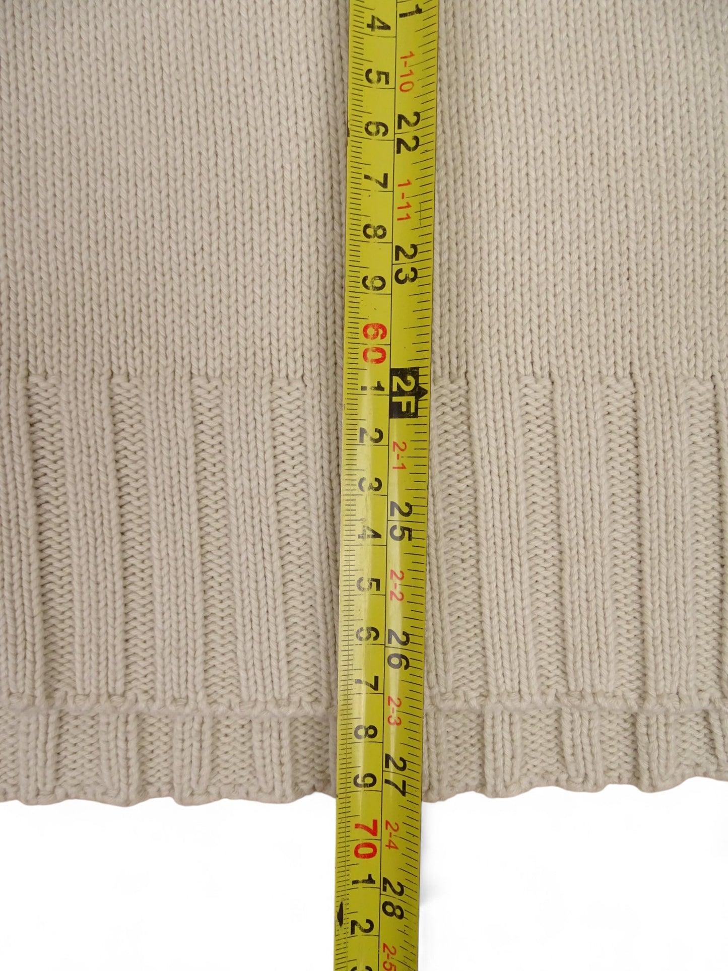 Burberry Sweat Zippé Coton Beige XL