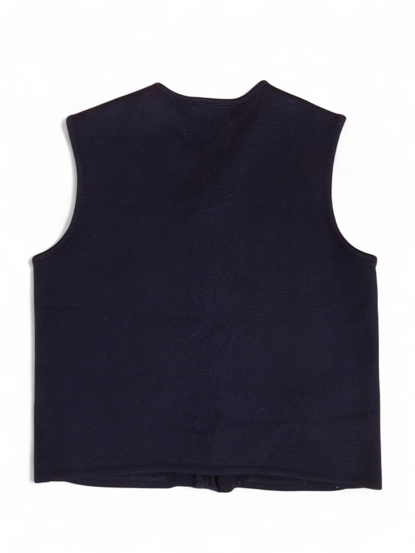 Burberry Cardigan Laine Bleu Marine S/M