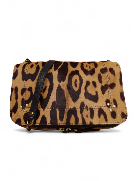 Jérôme Dreyfuss Sac Bobi S Léopard Cuir de Veau Façon Poulain Pony Hair