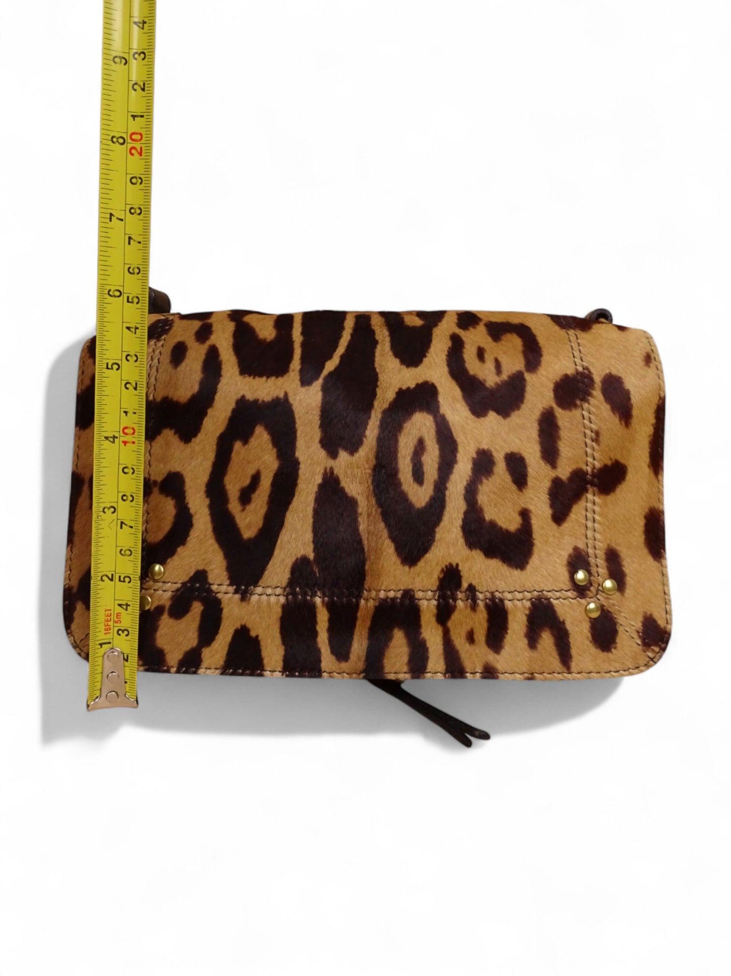 Jérôme Dreyfuss Sac Bobi S Léopard Cuir de Veau Façon Poulain Pony Hair