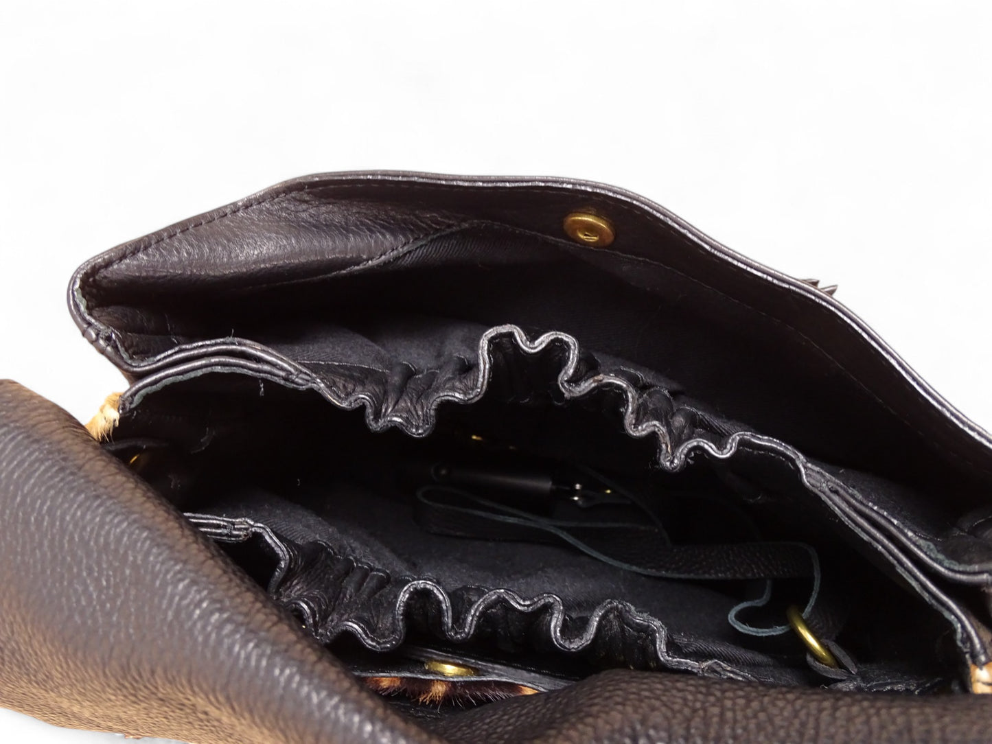 Jérôme Dreyfuss Sac Bobi S Léopard Cuir de Veau Façon Poulain Pony Hair