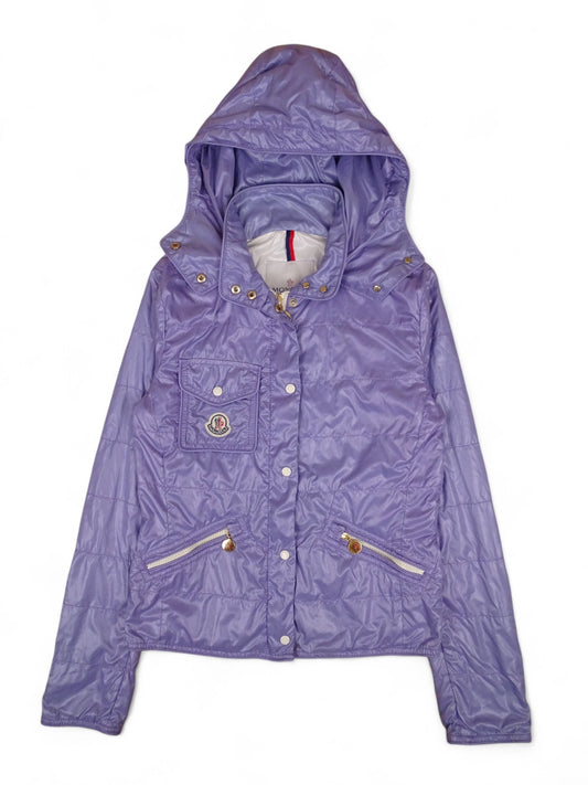 Moncler Veste Fine Matelassée Violette S Femme