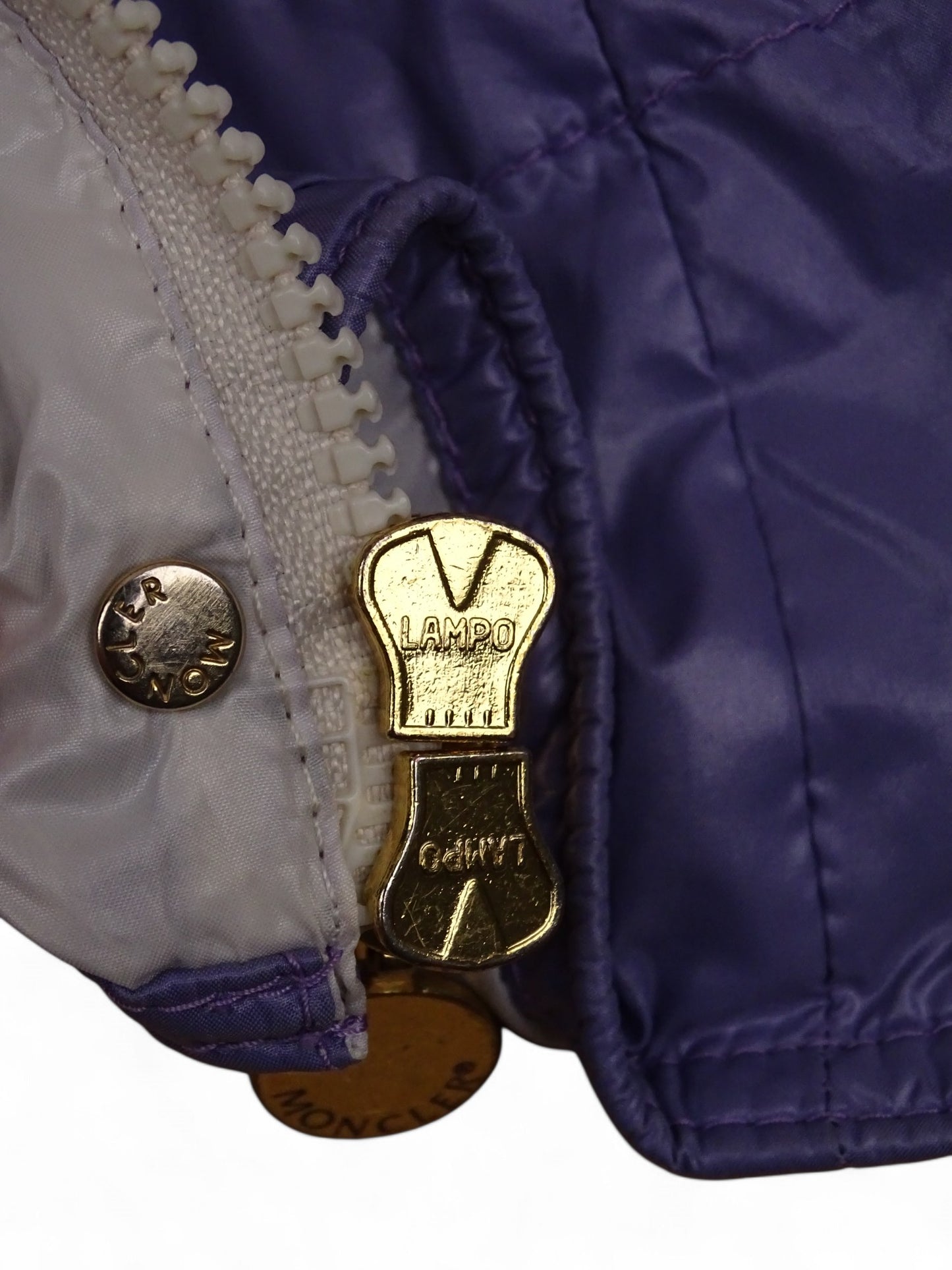 Moncler Veste Fine Matelassée Violette S Femme