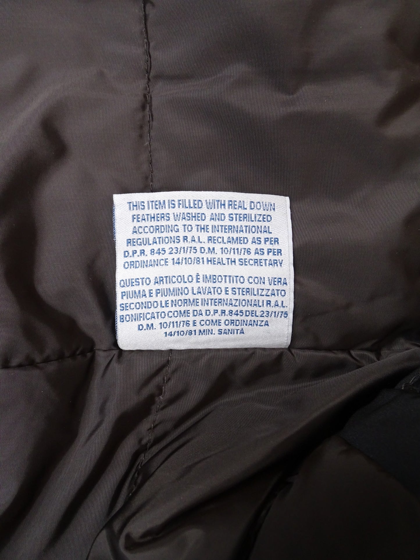 Moncler Manteau Trench Long Matelassé Noir XXL Homme