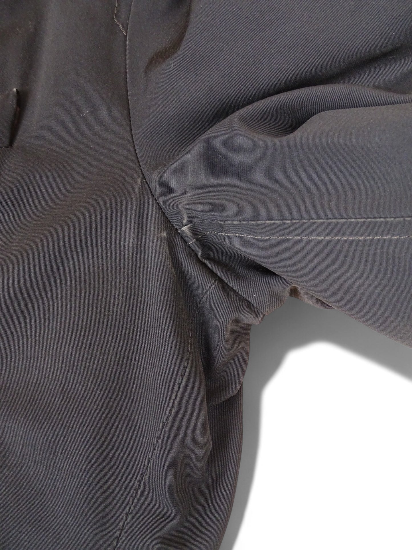 Moncler Manteau Trench Long Matelassé Noir XXL Homme