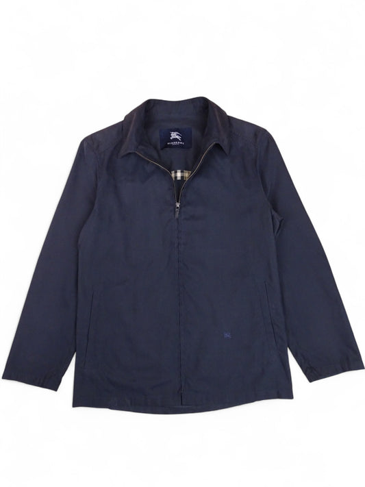 Burberry Veste Harrington Bleu Marine L Homme