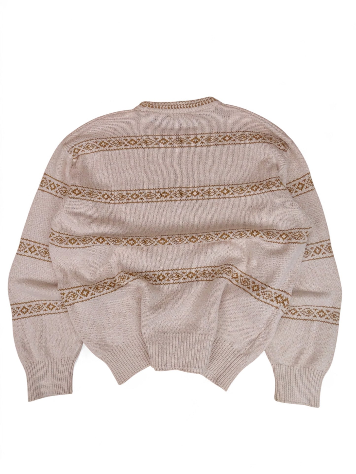 Burberry Pull Rayures Roses Coton M Homme