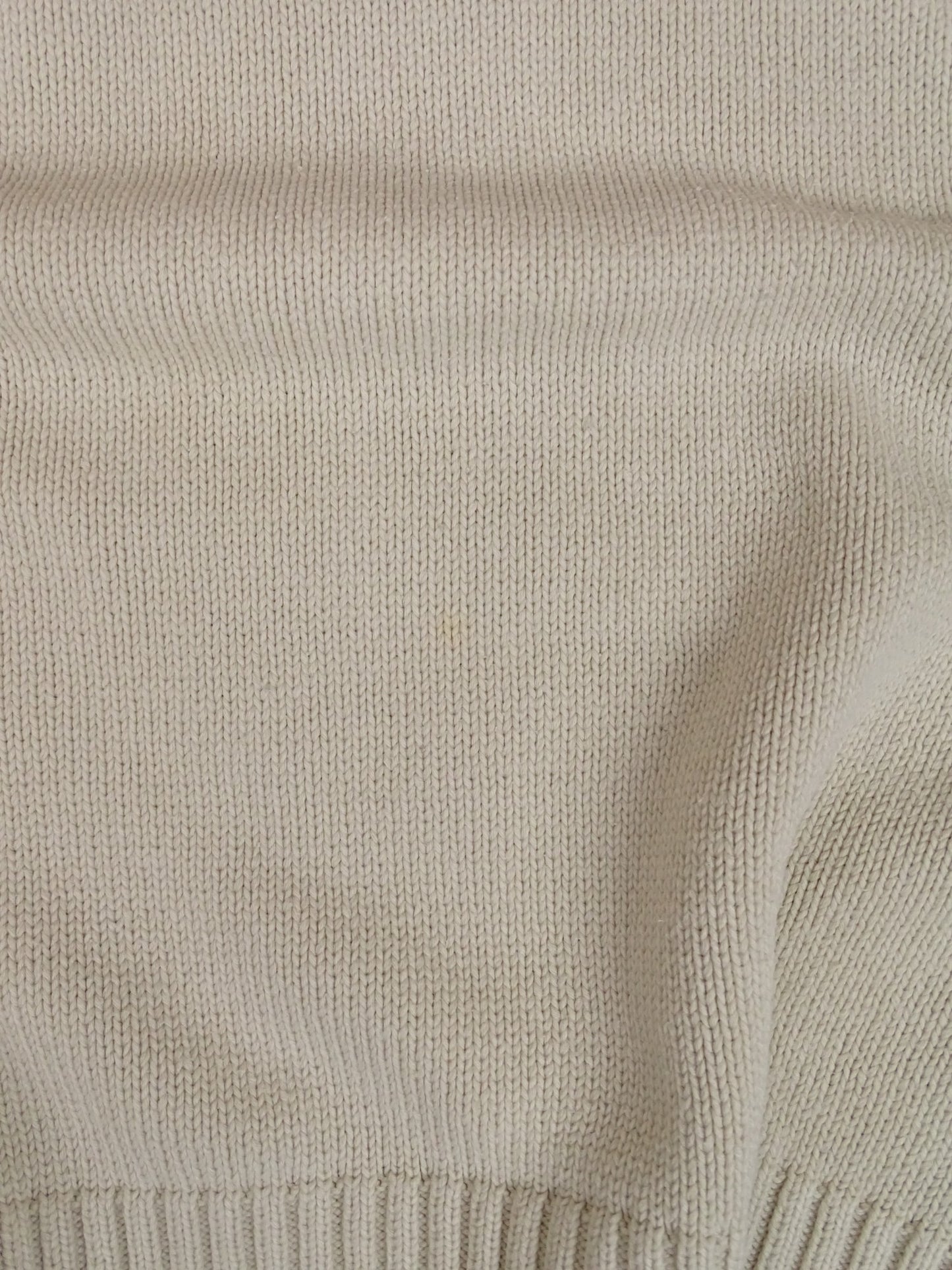 Burberry Pull Rayures Beige/Bleu Marine XL