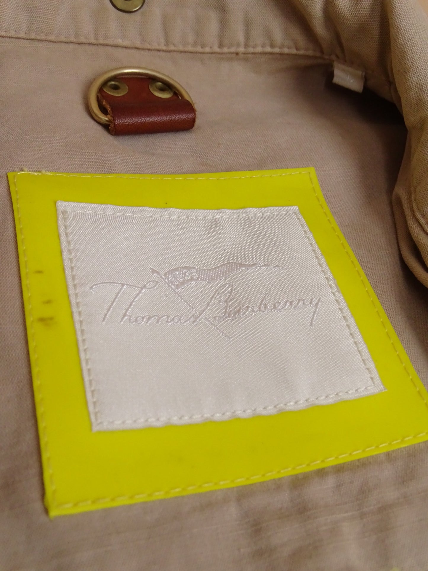 Burberry Veste Harrigton Beige L Homme