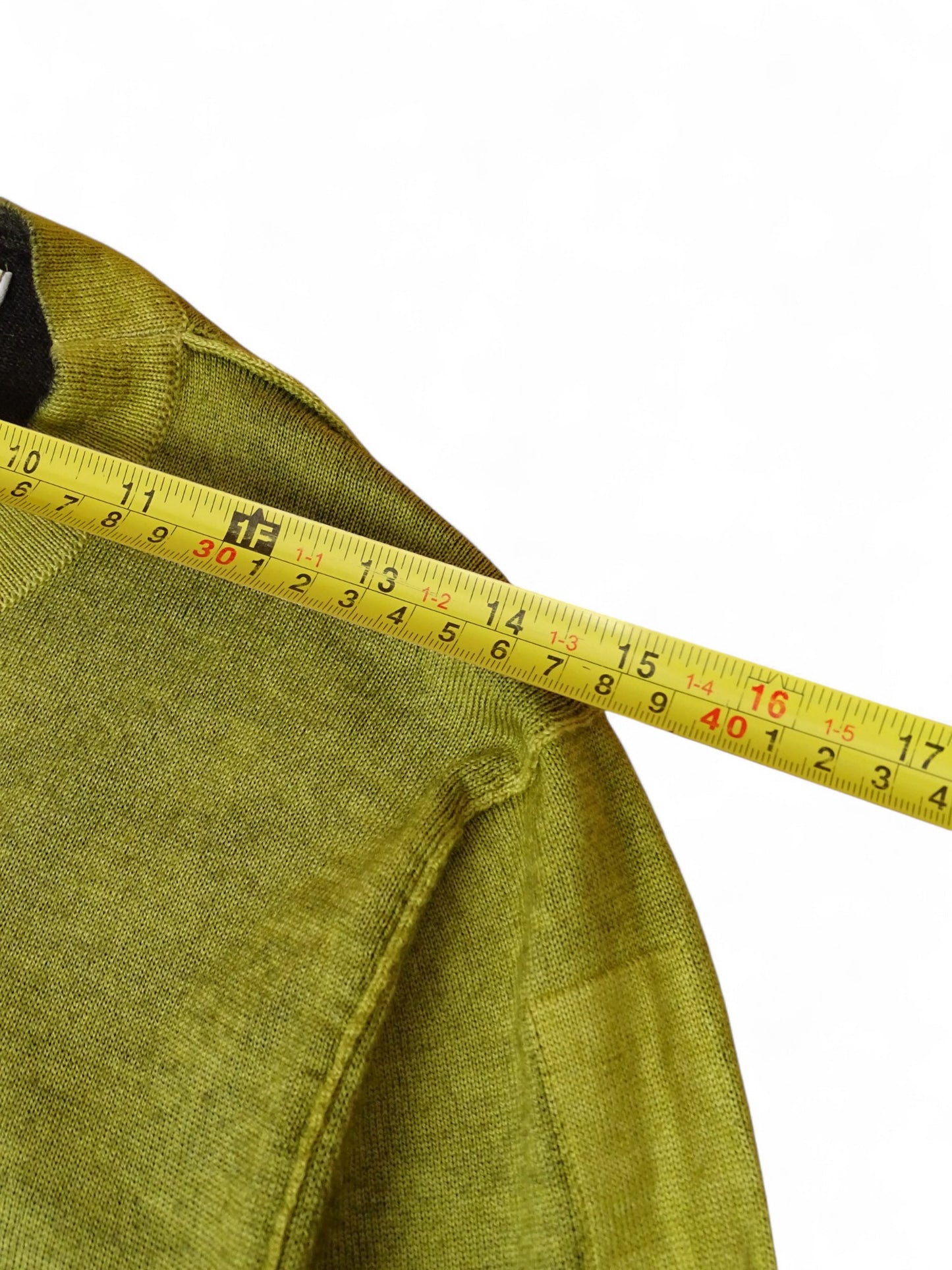 Stone Island Pull 100%Laine Vert S Homme