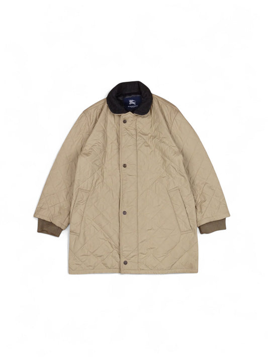 Manteau Burberry Beige S Homme Polyester Laine
