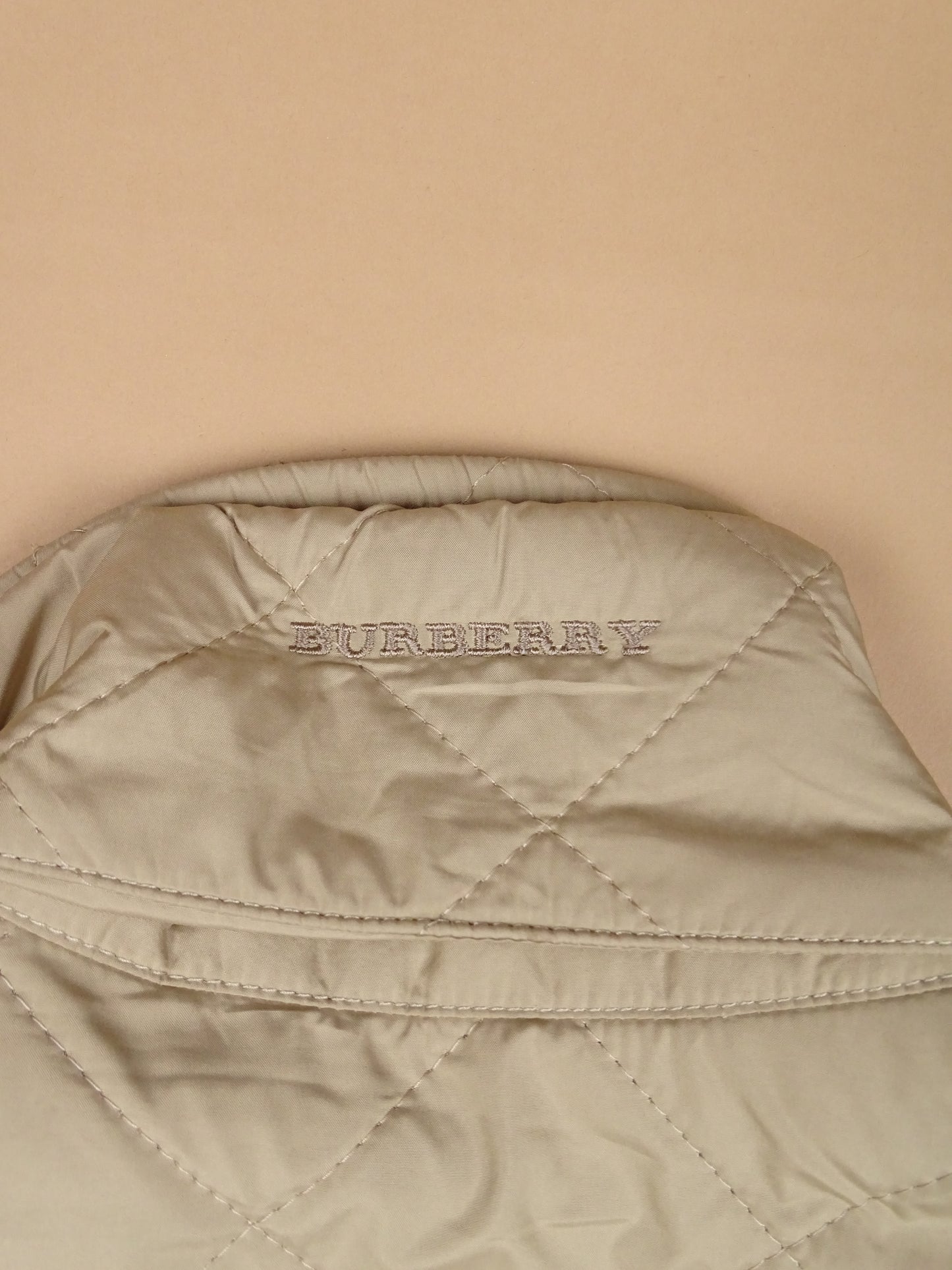 Manteau Burberry Beige S Homme Polyester Laine