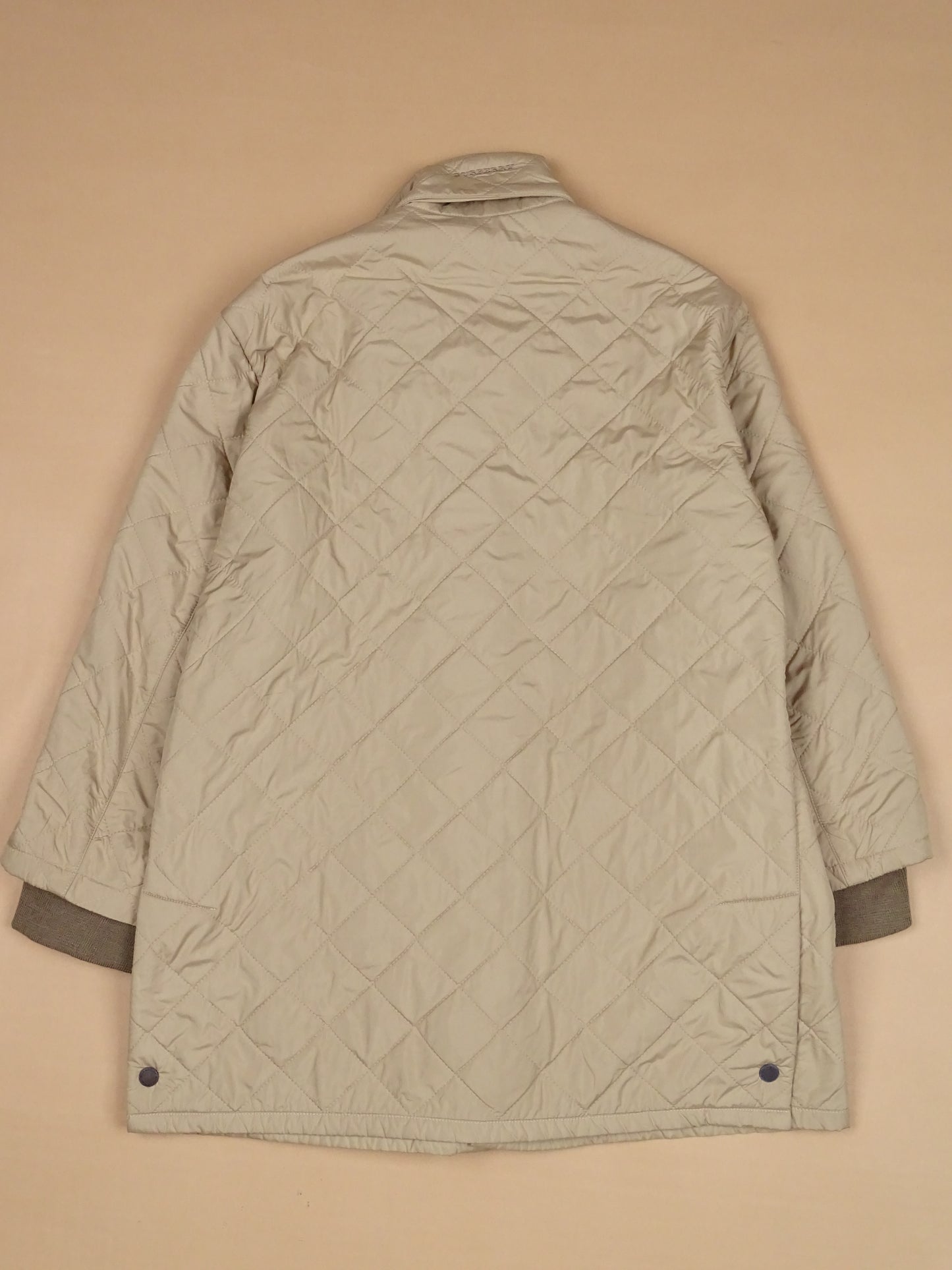 Manteau Burberry Beige S Homme Polyester Laine