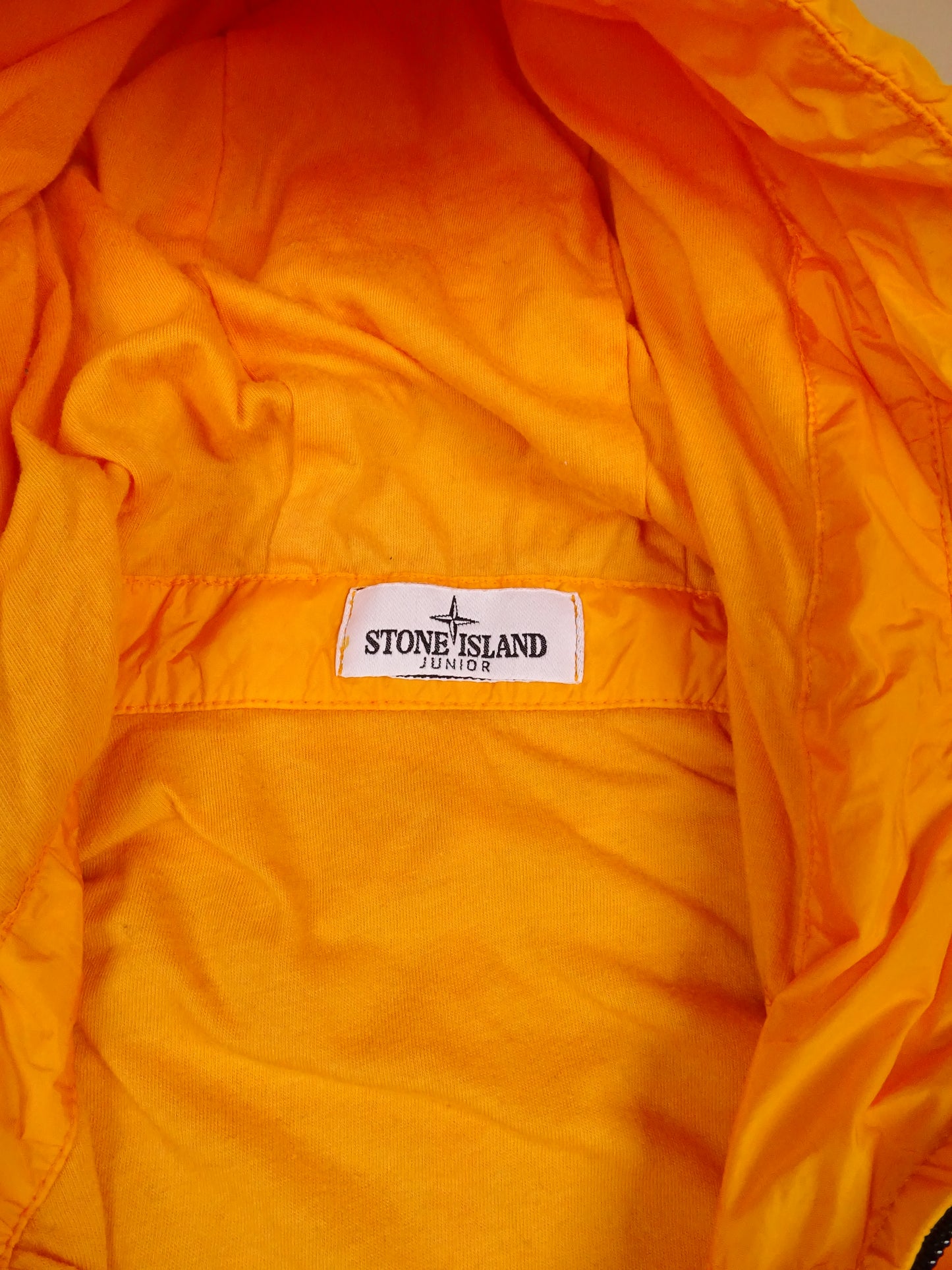 Veste Stone Island Zippé Coupe-Vent XS Orange