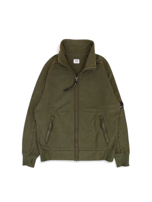 C.P. Company Veste à Fermeture Éclair pour Homme Kaki L