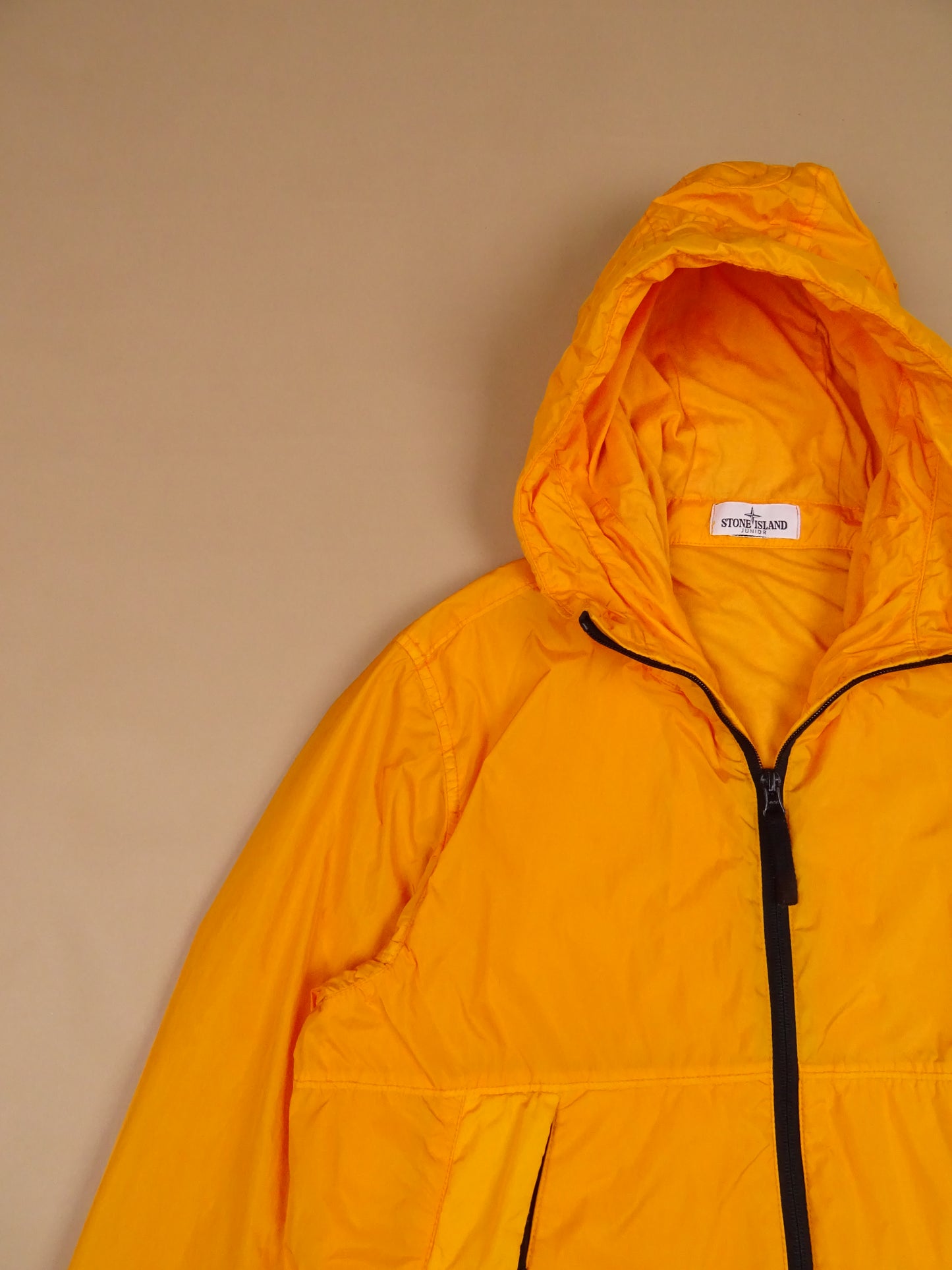 Veste Stone Island Zippé Coupe-Vent XS Orange