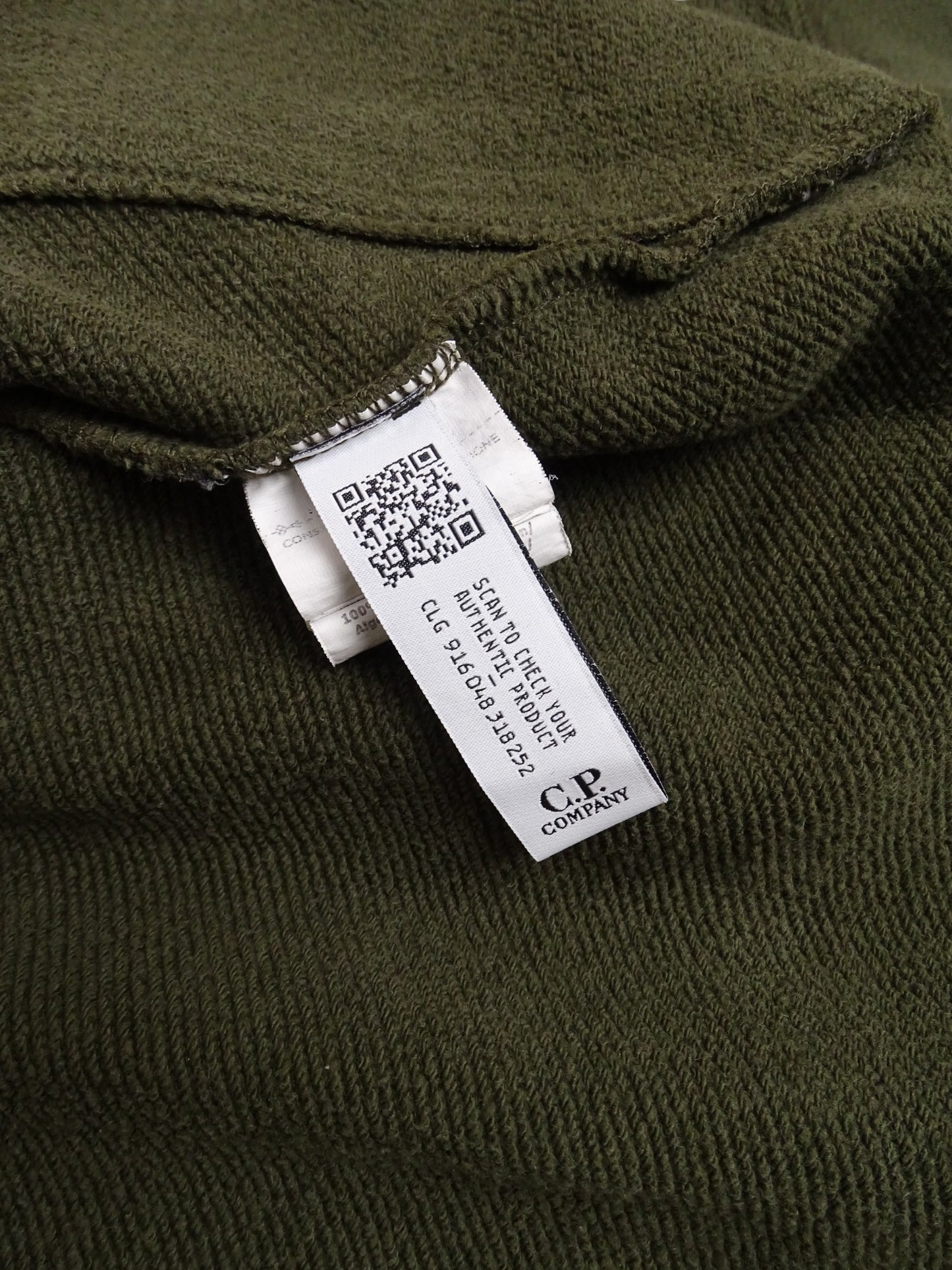 C.P. Company Veste à Fermeture Éclair pour Homme Kaki L