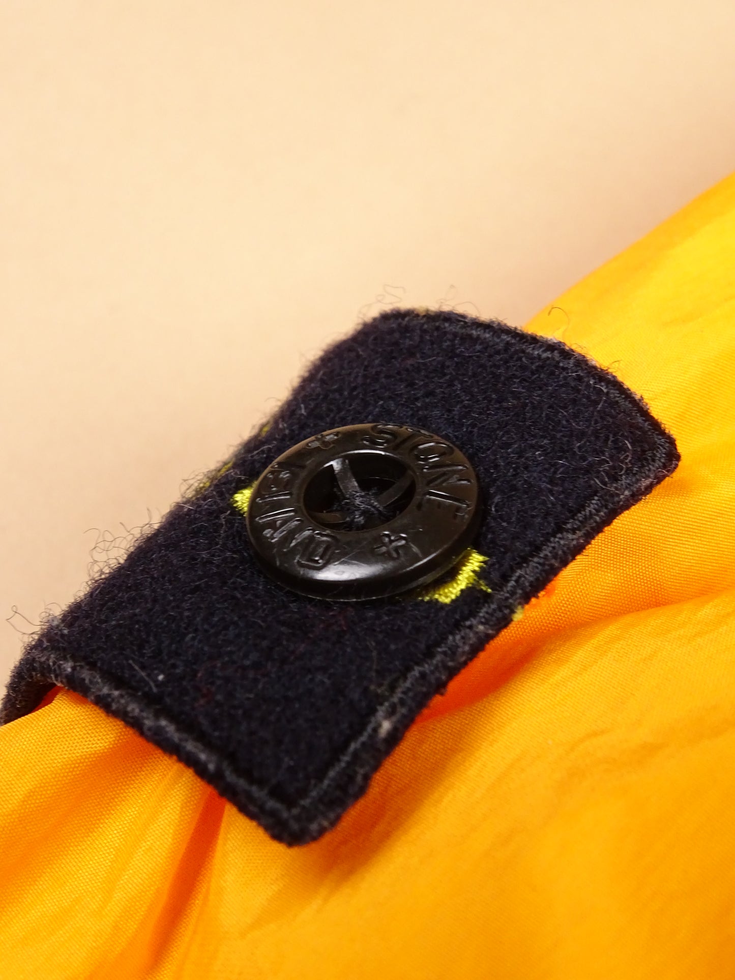 Veste Stone Island Zippé Coupe-Vent XS Orange