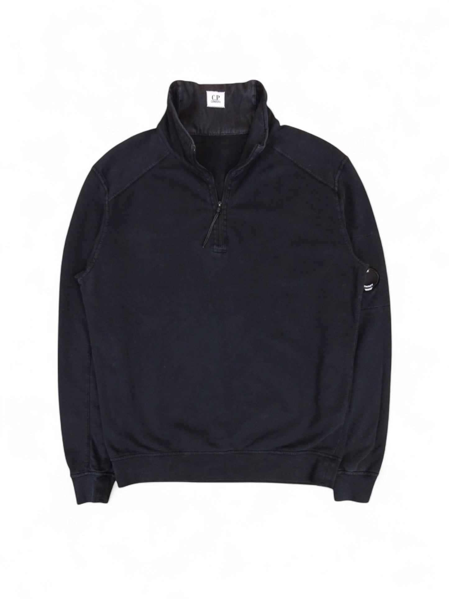 Sweat-shirt noir demi-zip C.P. Company L Homme