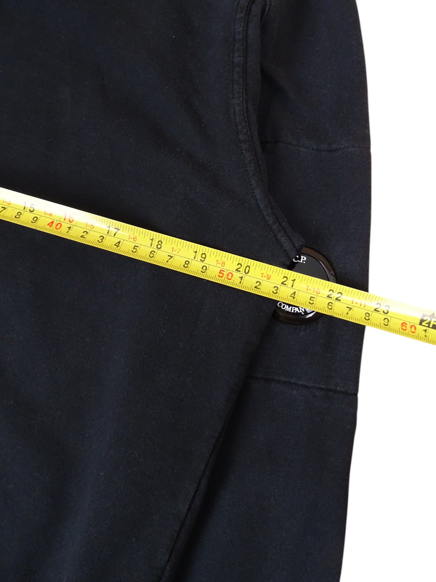 Sweat-shirt noir demi-zip C.P. Company L Homme