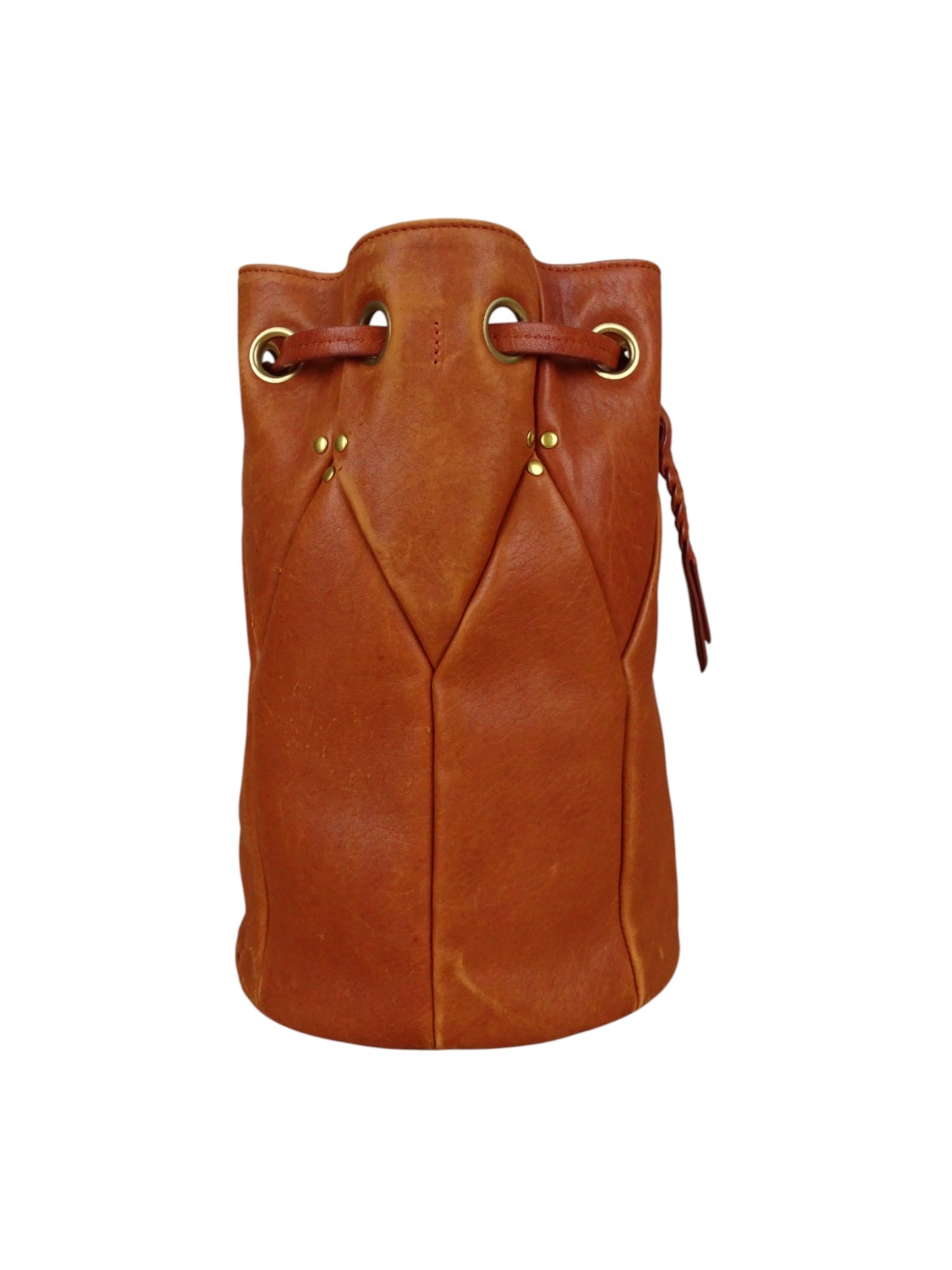 Jérôme Dreyfuss Sac Popeye Cuir Marron