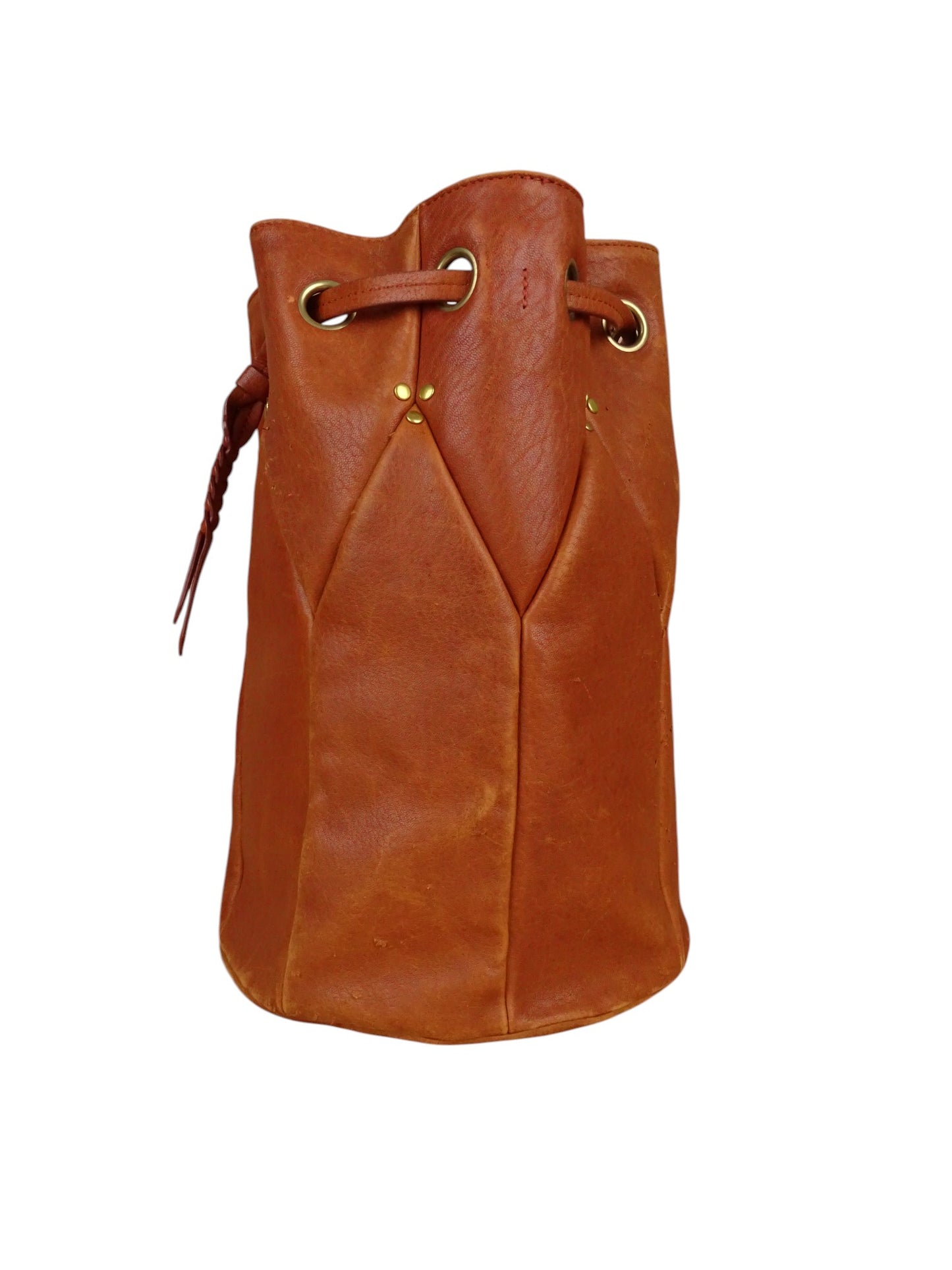 Jérôme Dreyfuss Sac Popeye Cuir Marron