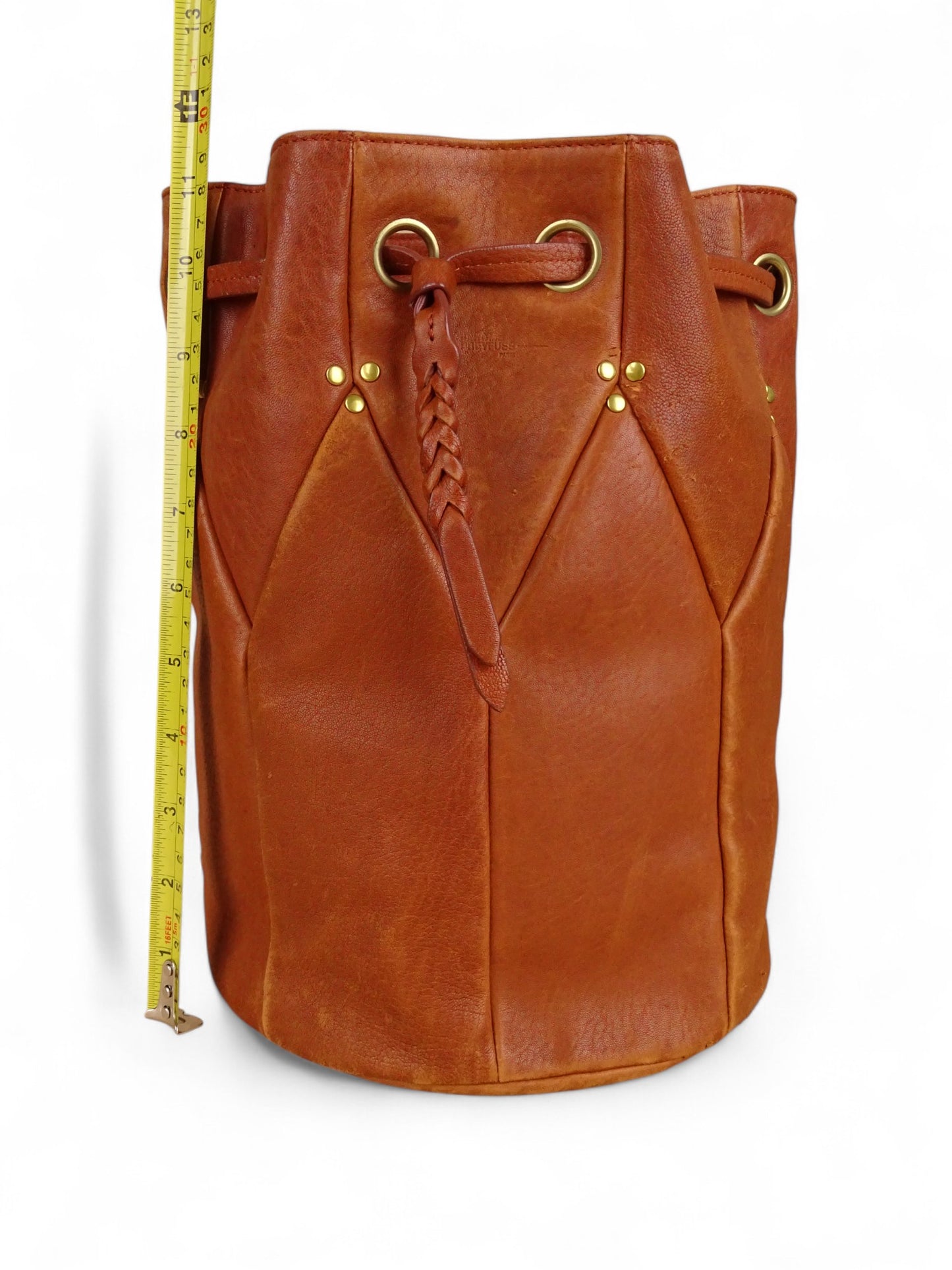 Jérôme Dreyfuss Sac Popeye Cuir Marron