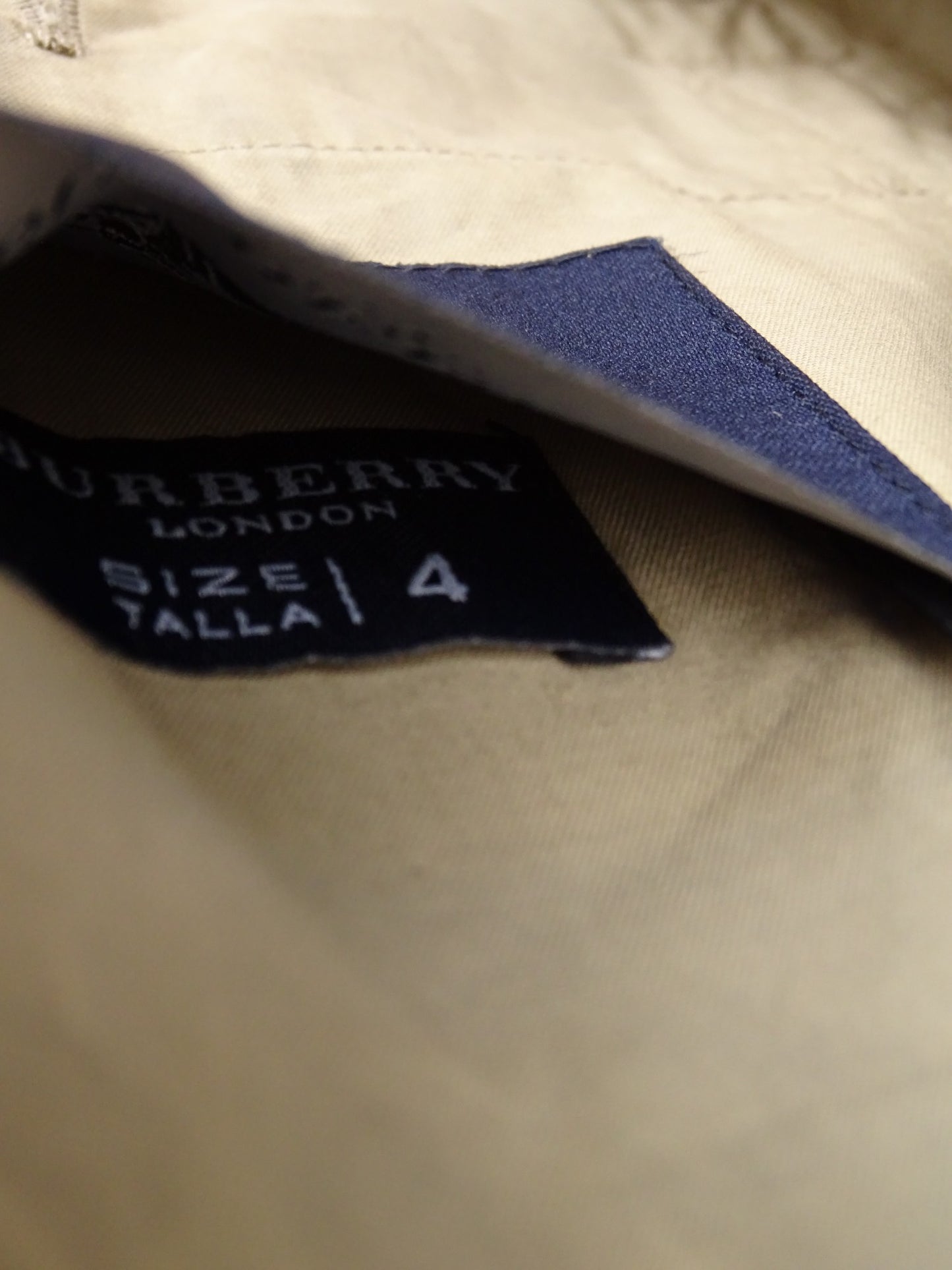 Burberry Trench Beige L Homme Coton