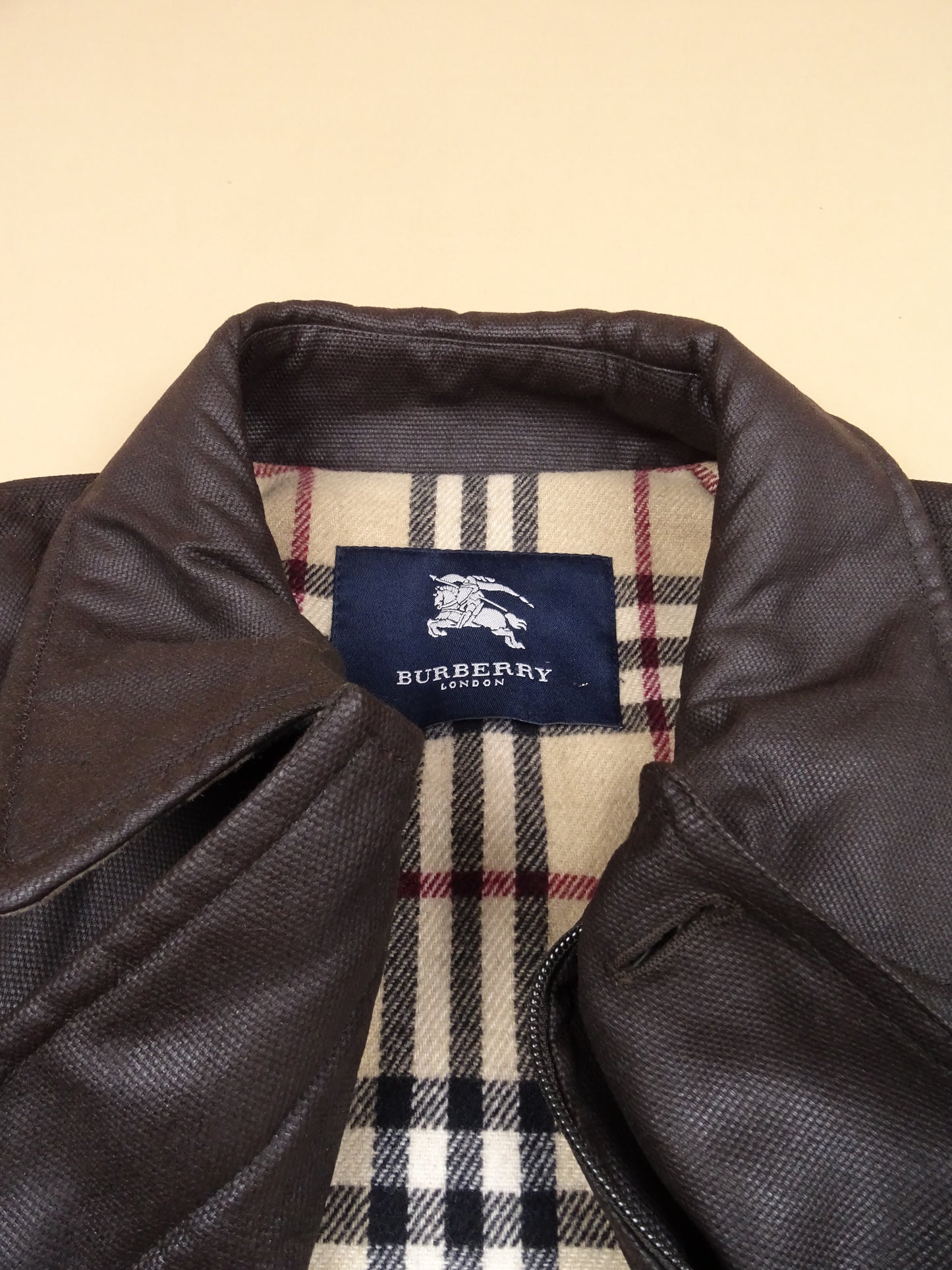 Trench Burberry Cuir (Polyuréthane) chocolat - Taille L Homme