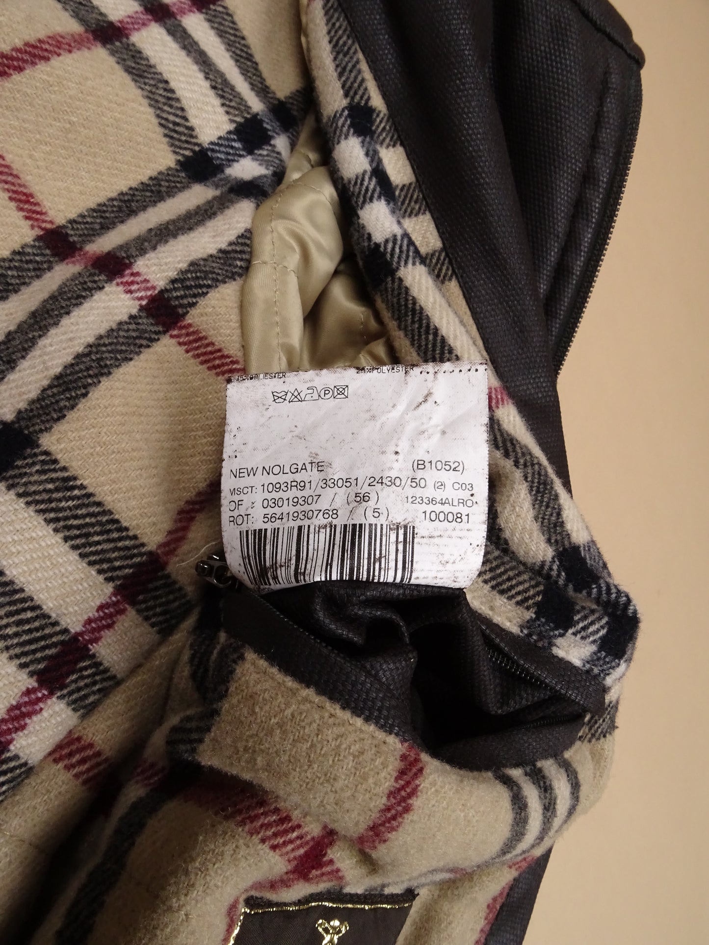 Trench Burberry Cuir (Polyuréthane) chocolat - Taille L Homme