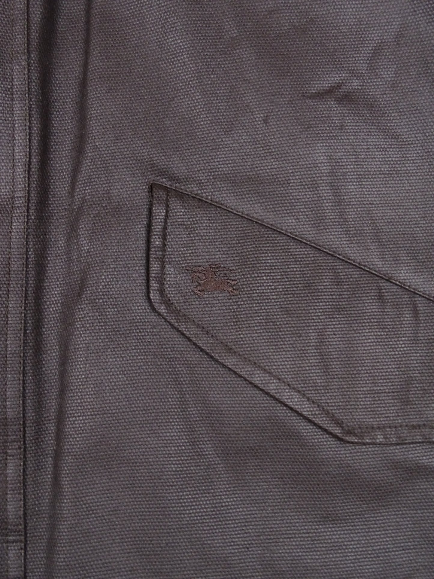 Trench Burberry Cuir (Polyuréthane) chocolat - Taille L Homme