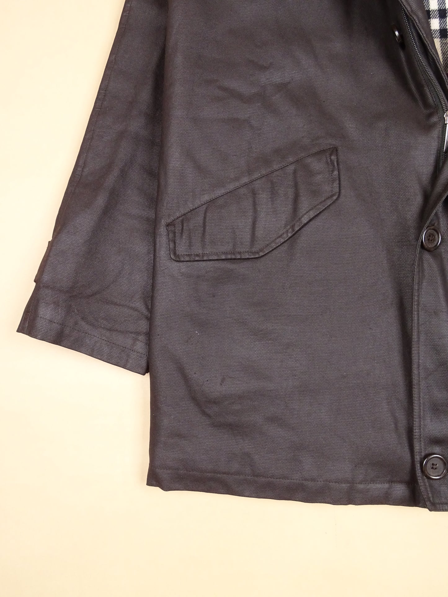 Trench Burberry Cuir (Polyuréthane) chocolat - Taille L Homme