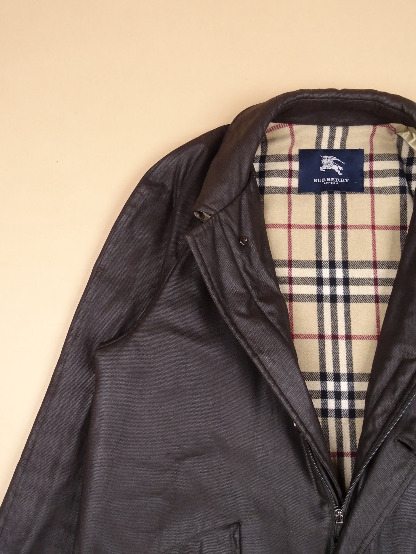 Trench Burberry Cuir (Polyuréthane) chocolat - Taille L Homme