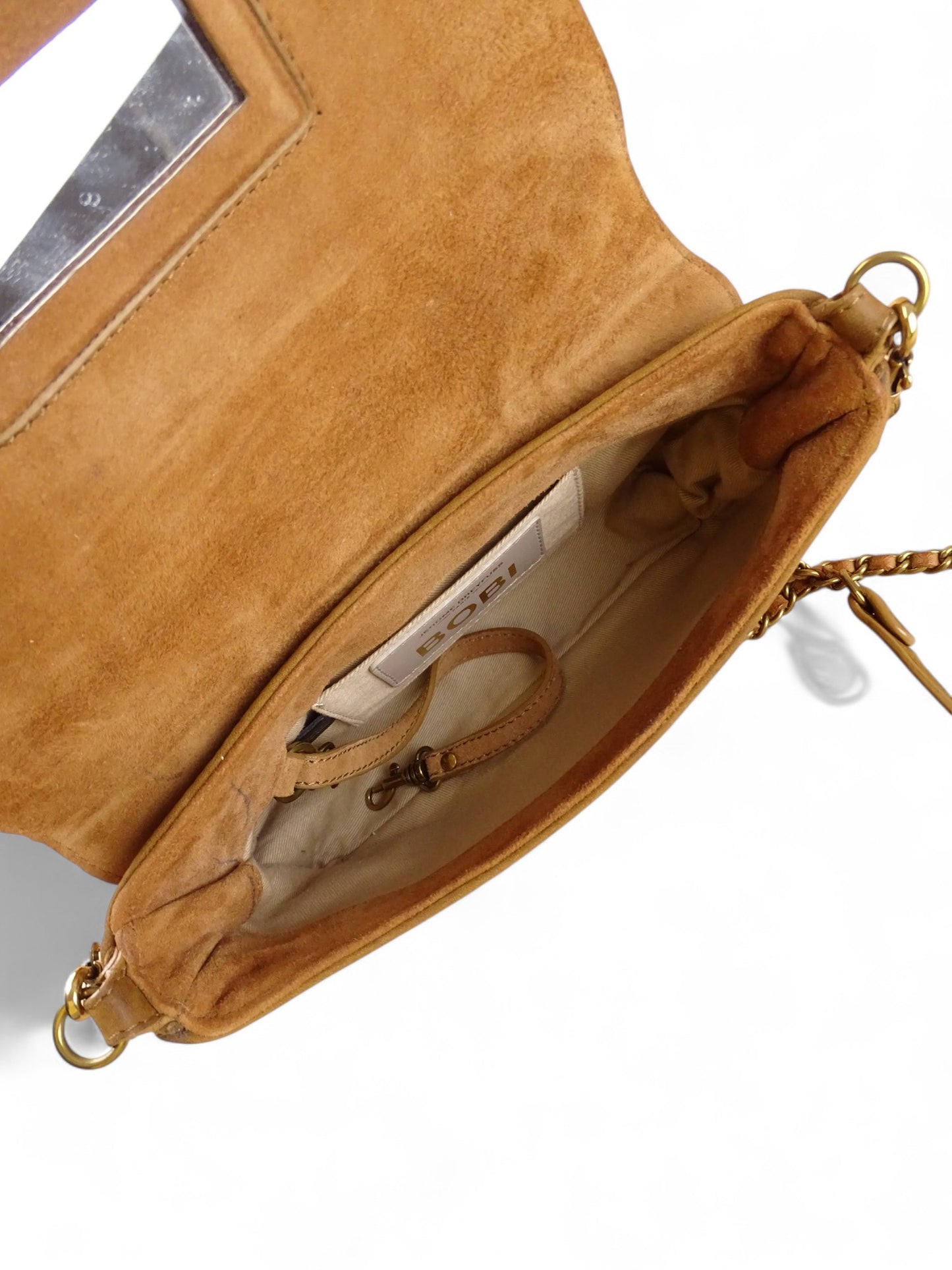 Sac Bandoulière Jérôme Dreyfuss "Bobi" Taille S Beige Cuir