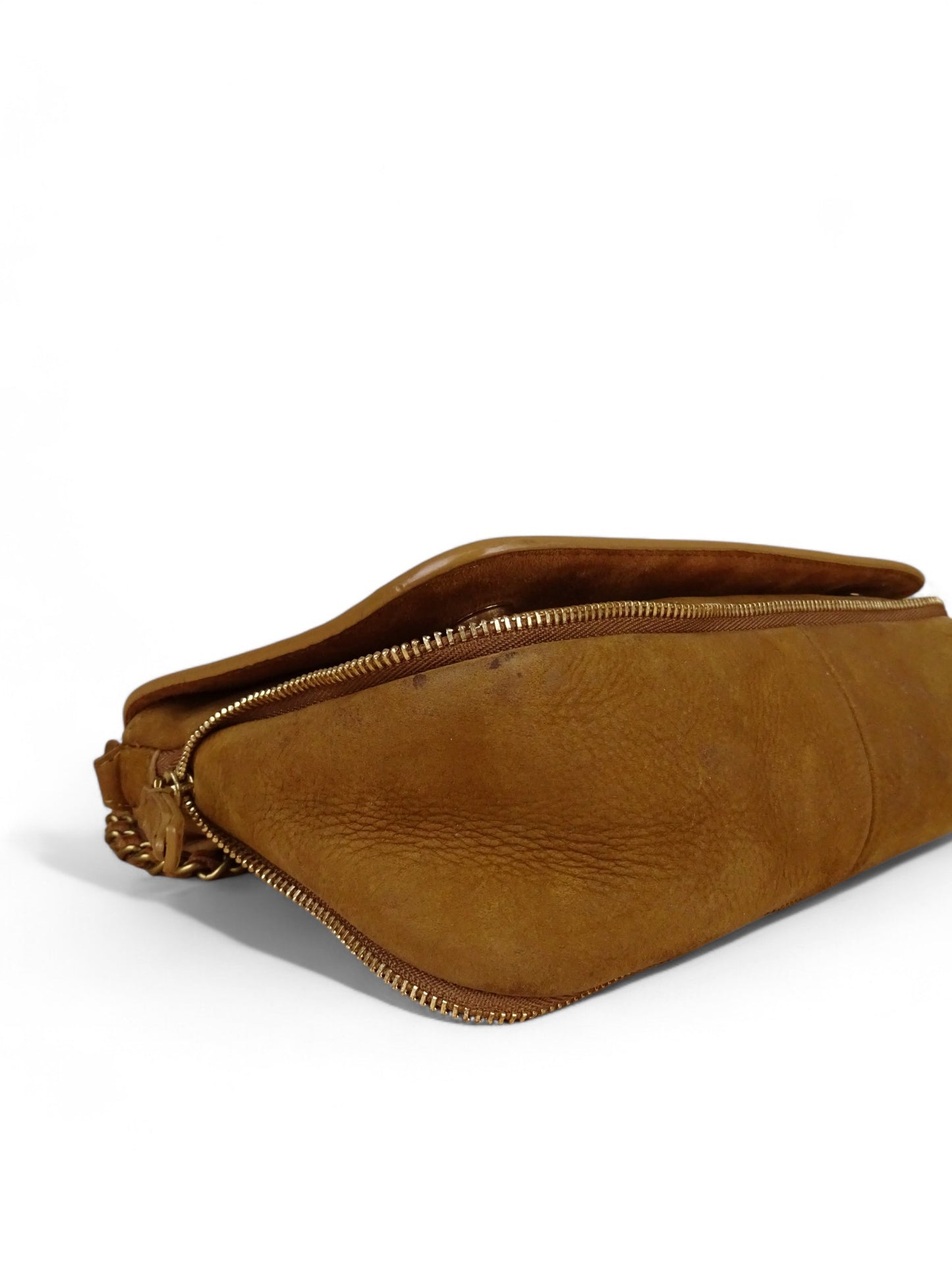 Sac Bandoulière Jérôme Dreyfuss "Bobi" Taille S Beige Cuir