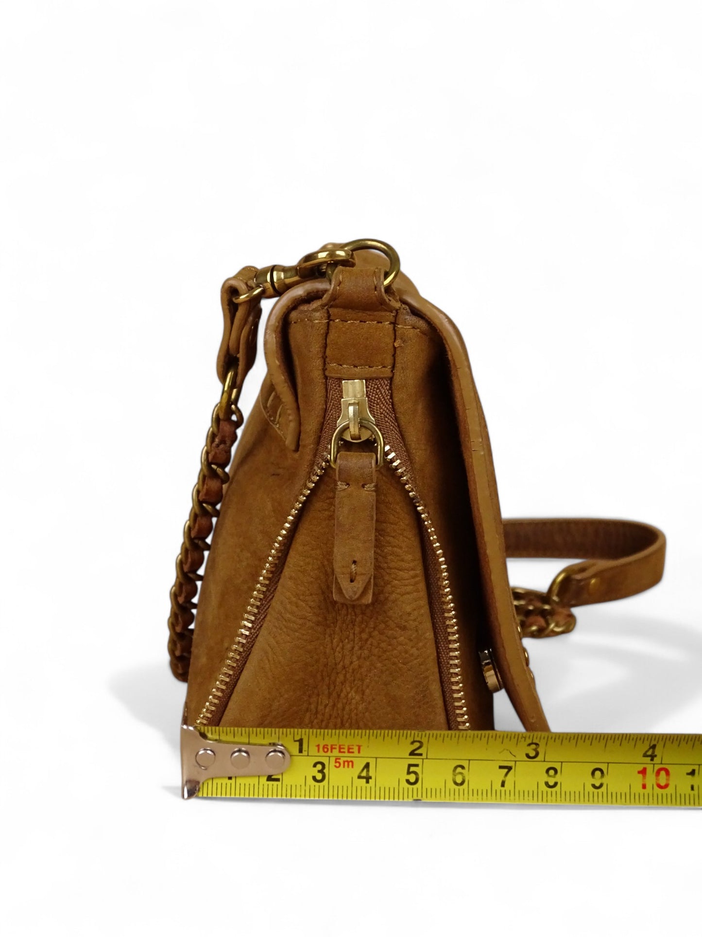 Sac Bandoulière Jérôme Dreyfuss "Bobi" Taille S Beige Cuir