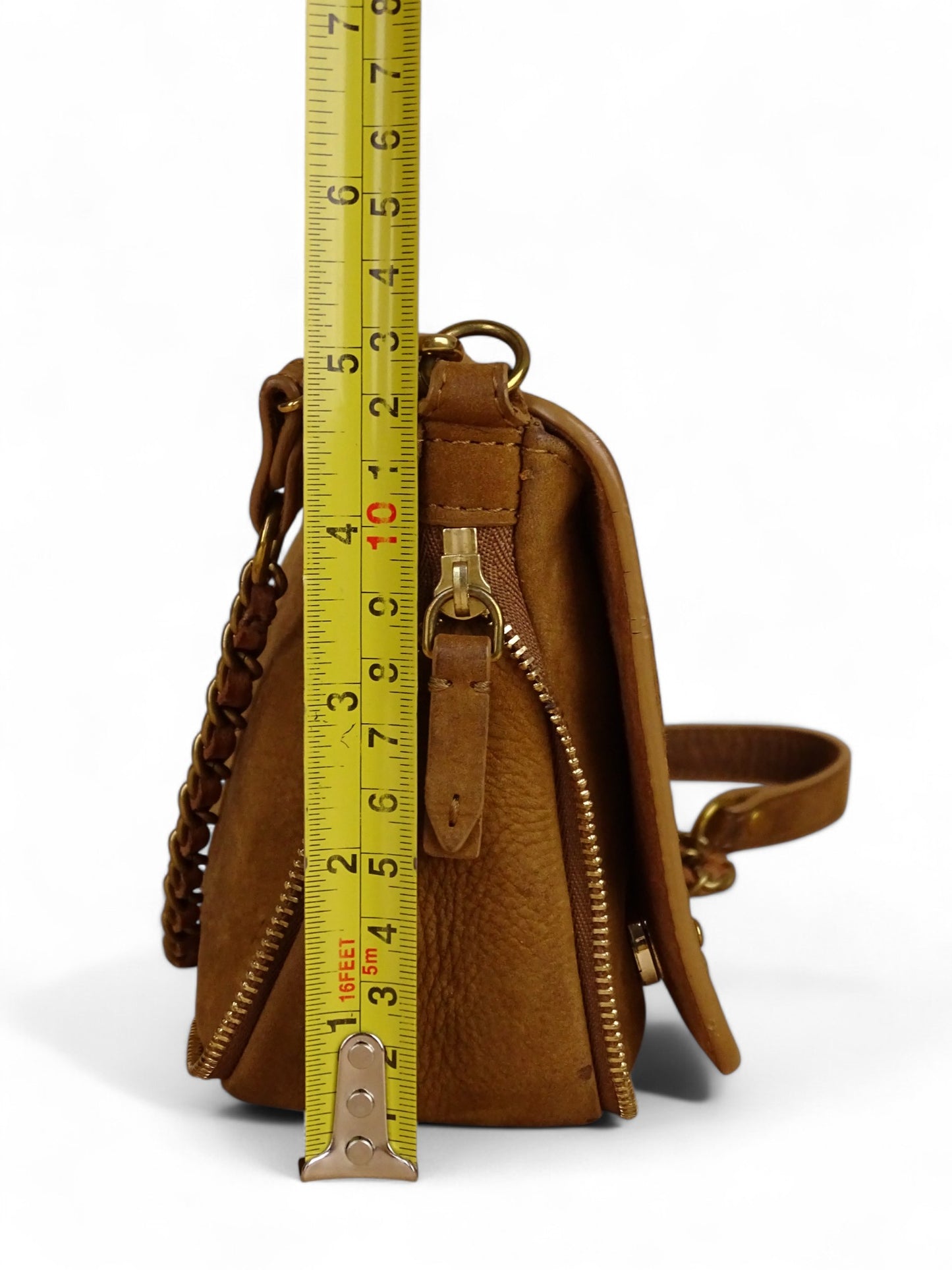 Sac Bandoulière Jérôme Dreyfuss "Bobi" Taille S Beige Cuir