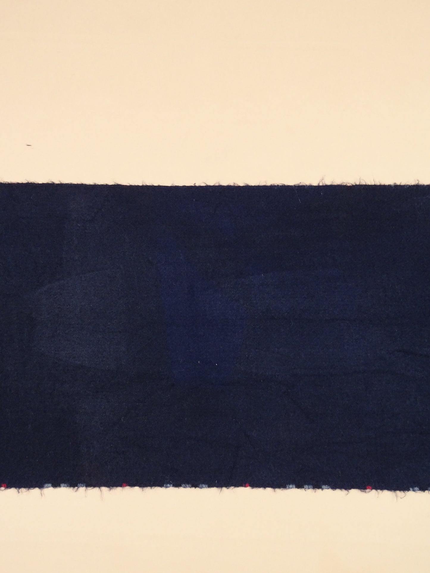 Écharpe Burberry Bleu Marine Cachemire Réversible Nova Check 203 Cm Long