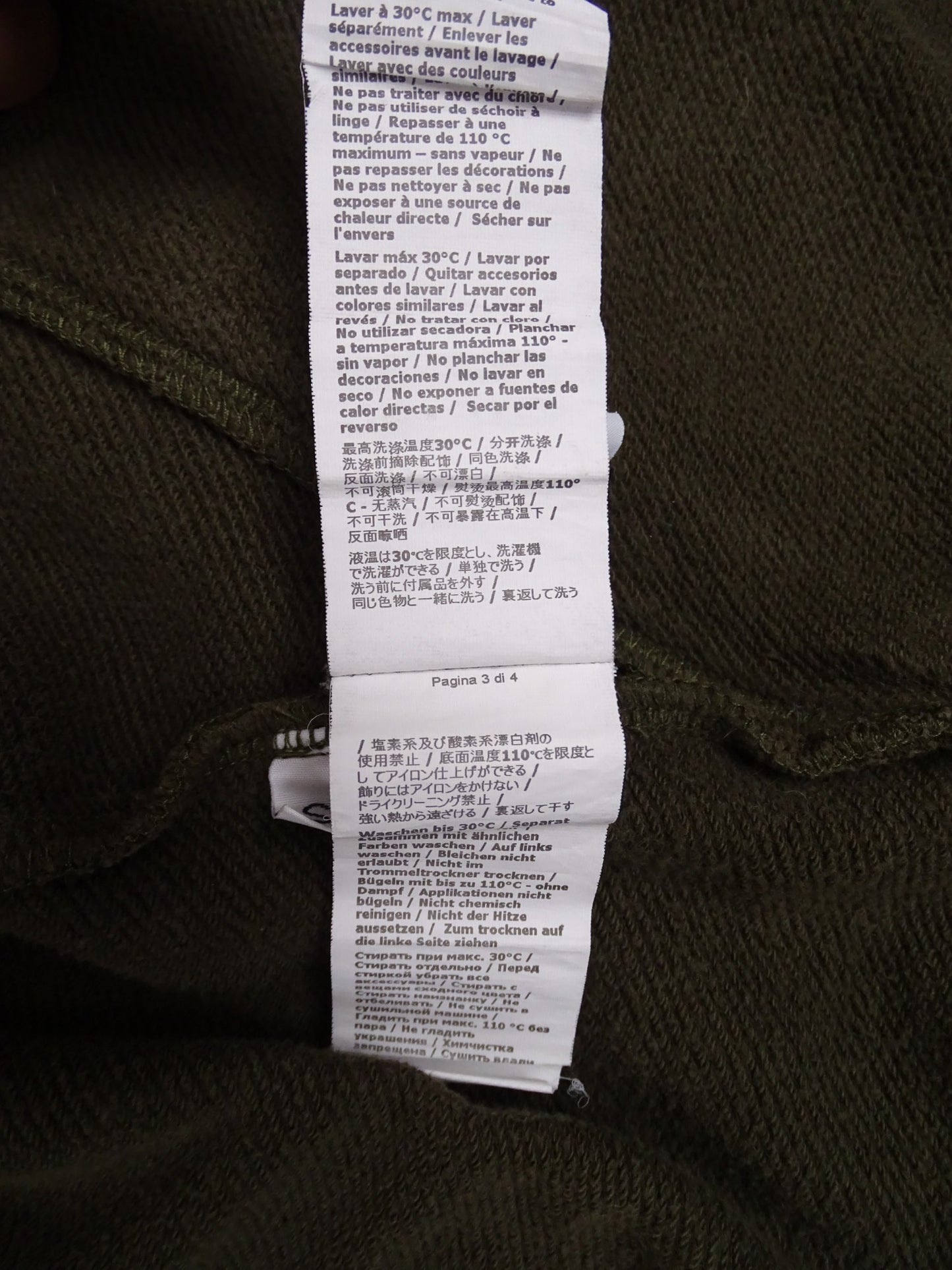 C.P. Company Veste Sweat Zippée Kaki À Lunettes S Homme