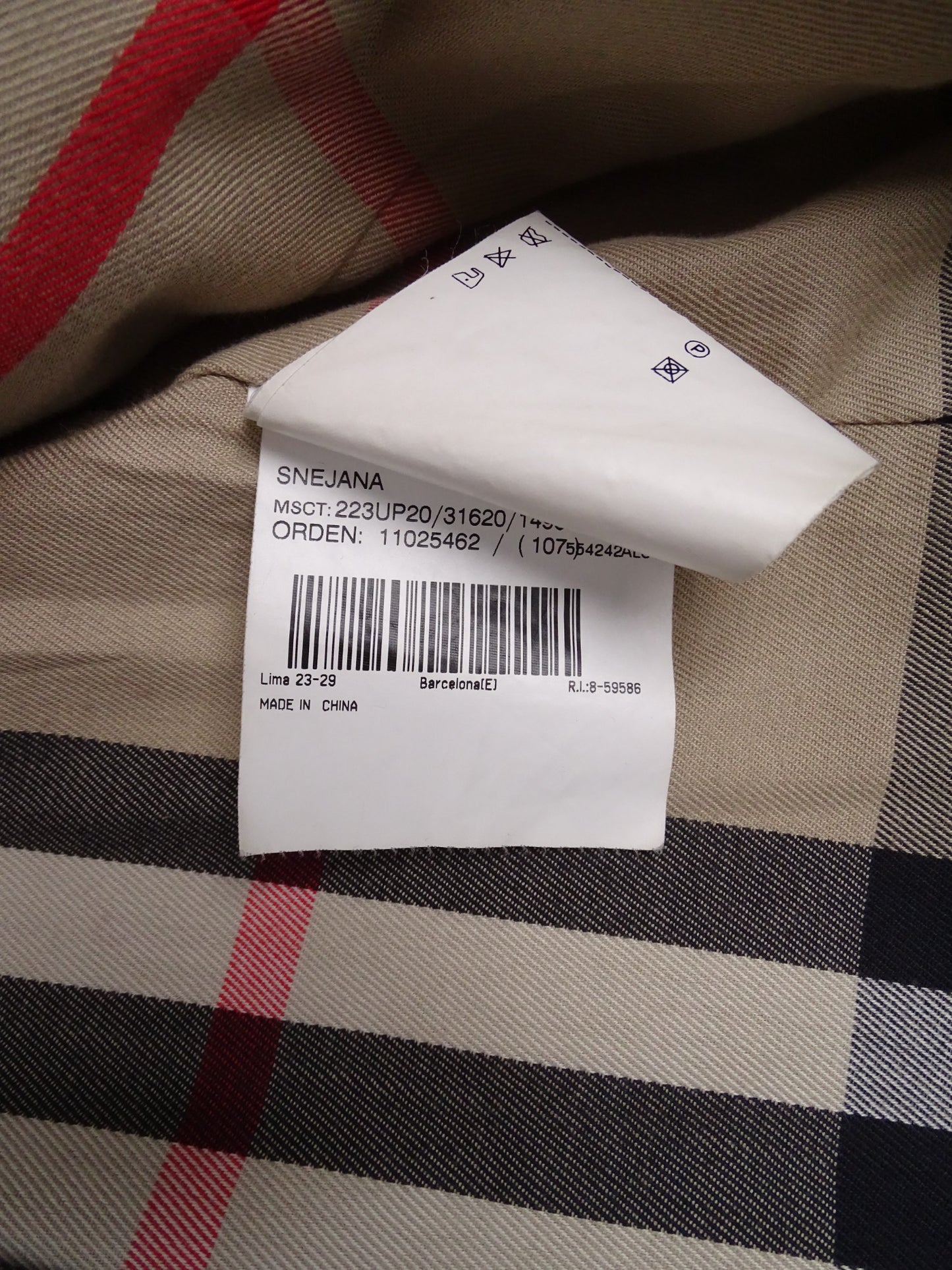 Burberry Trench Westminster Beige L Femme