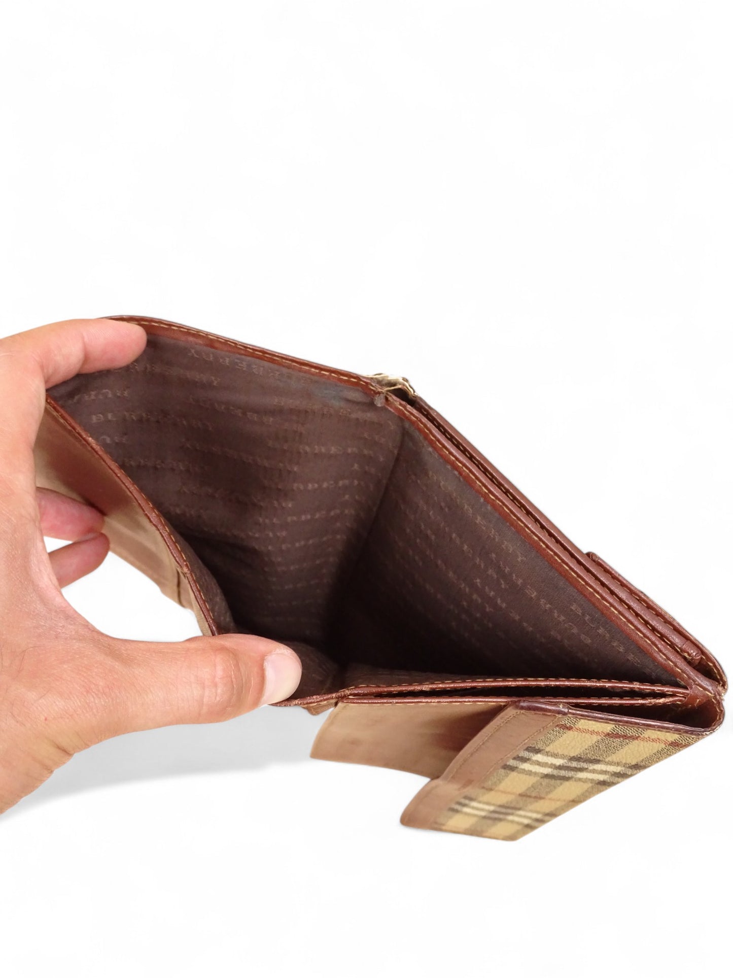 Burberry Portefeuille Tartan Emblématique