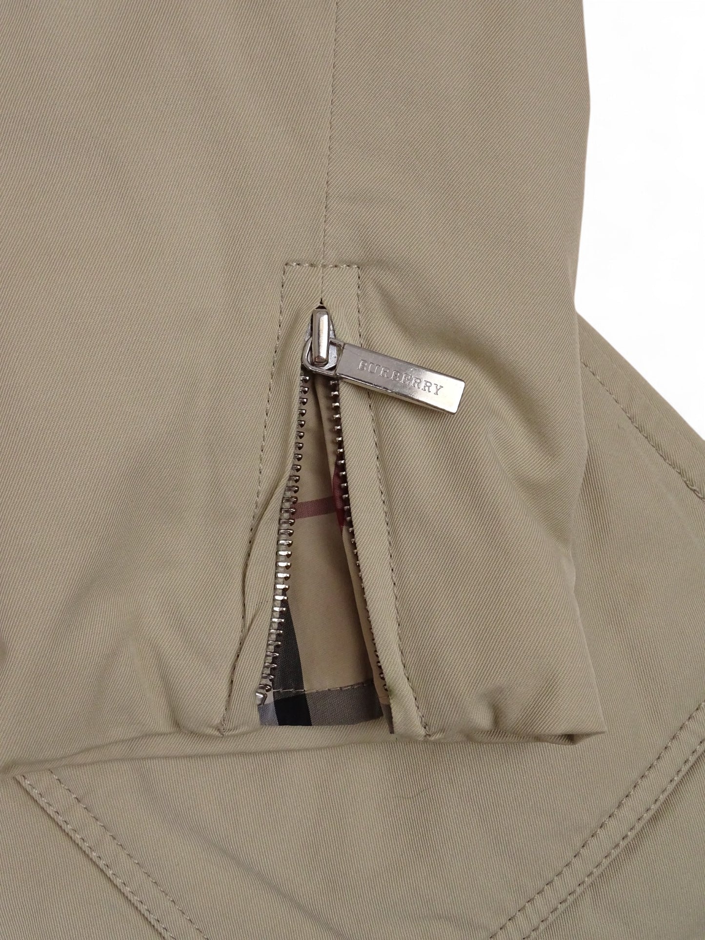 Burberry Trench Ceinture Beige Femme Tartan M femme