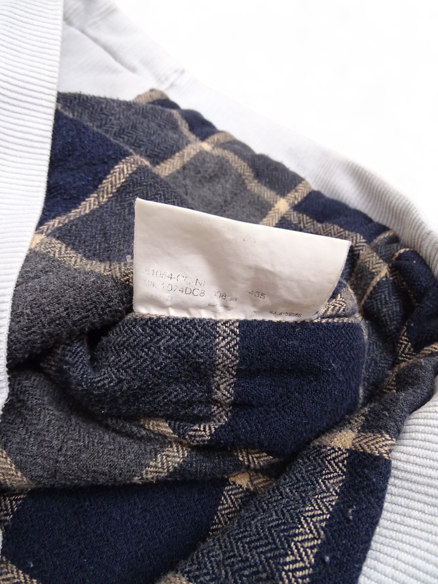 Veste Thomas Burberry Grise M Femme Velour Côtelé
