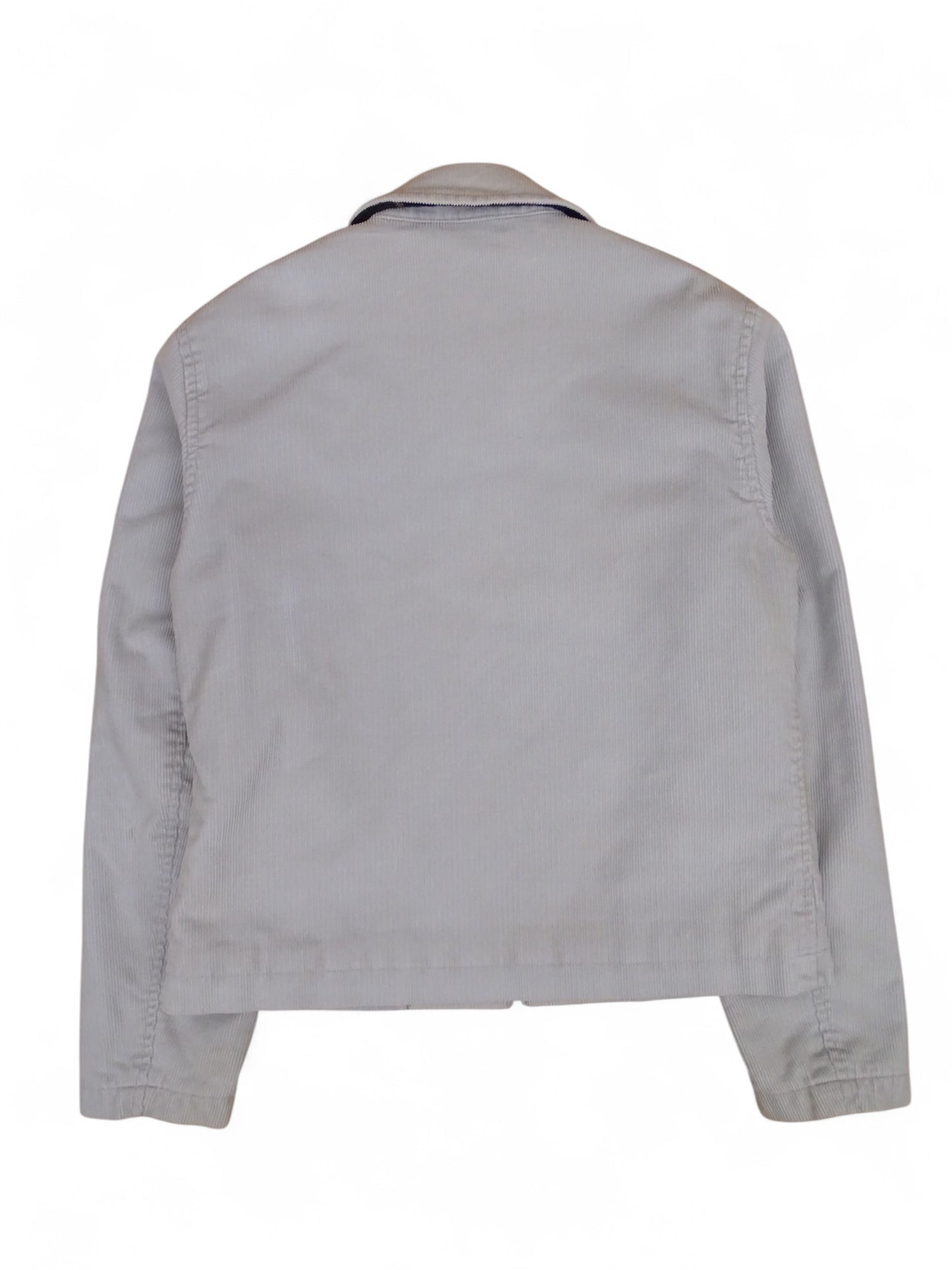 Veste Thomas Burberry Grise M Femme Velour Côtelé