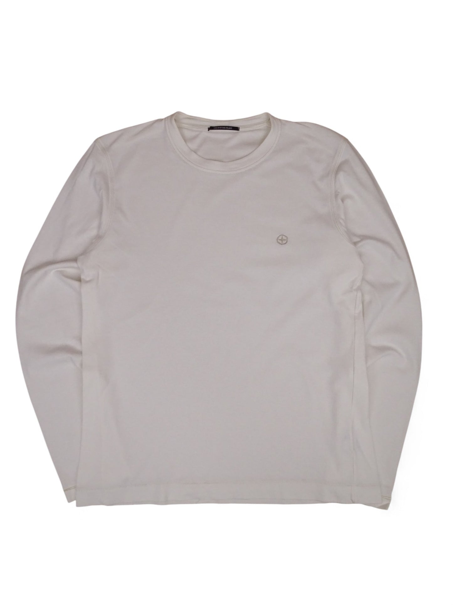 T-shirt Stone Island Vintage M Blanc 100% Coton