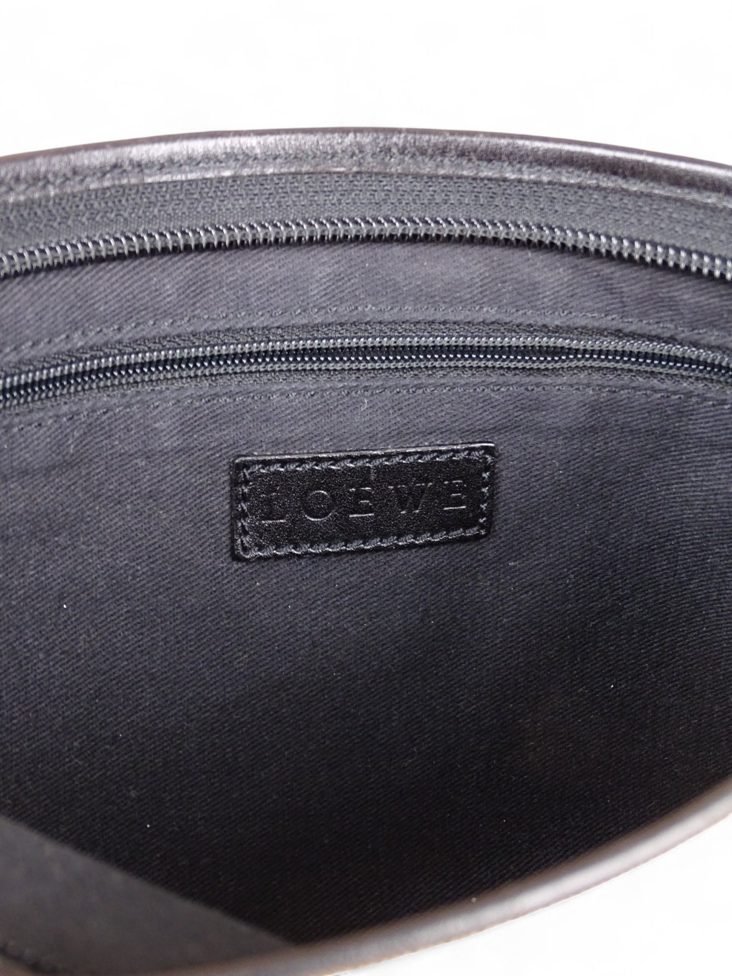 Loewe Sac Porté Épaule Anagram Toile Beige/Marron