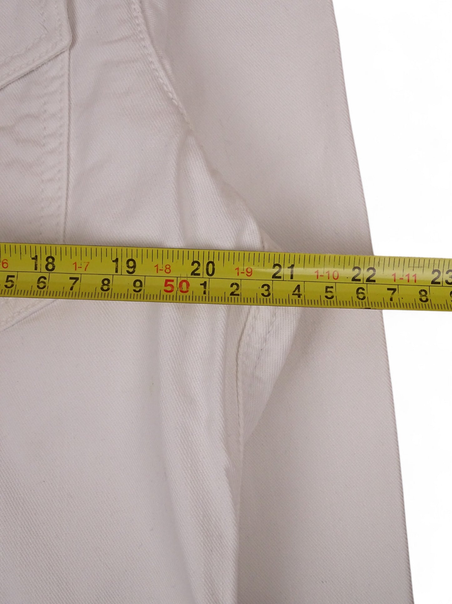 Jean Paul Gaultier Veste Jean Blanche Crop L Homme