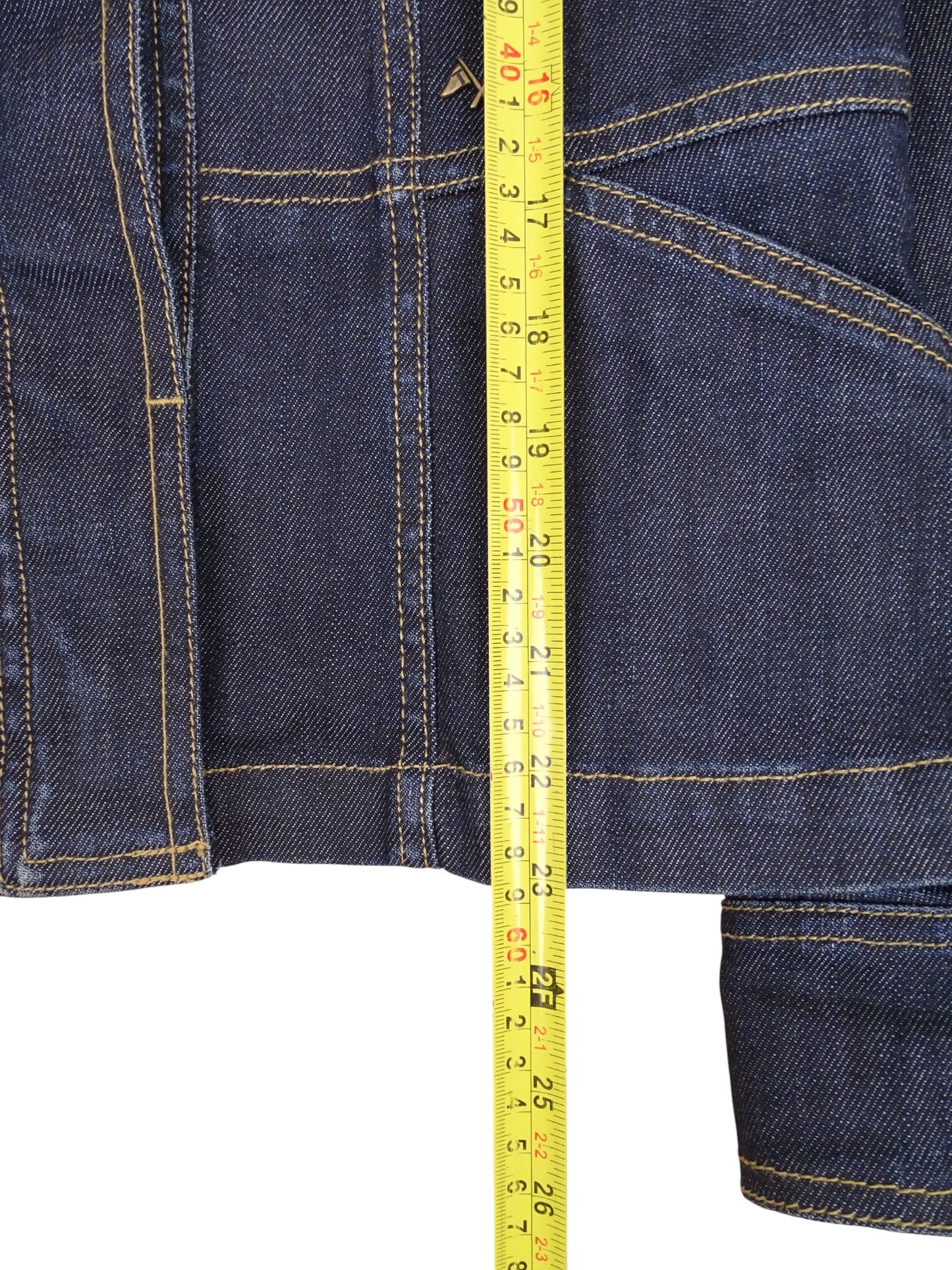 Burberry Veste En Jean Bleu Marine S Femme