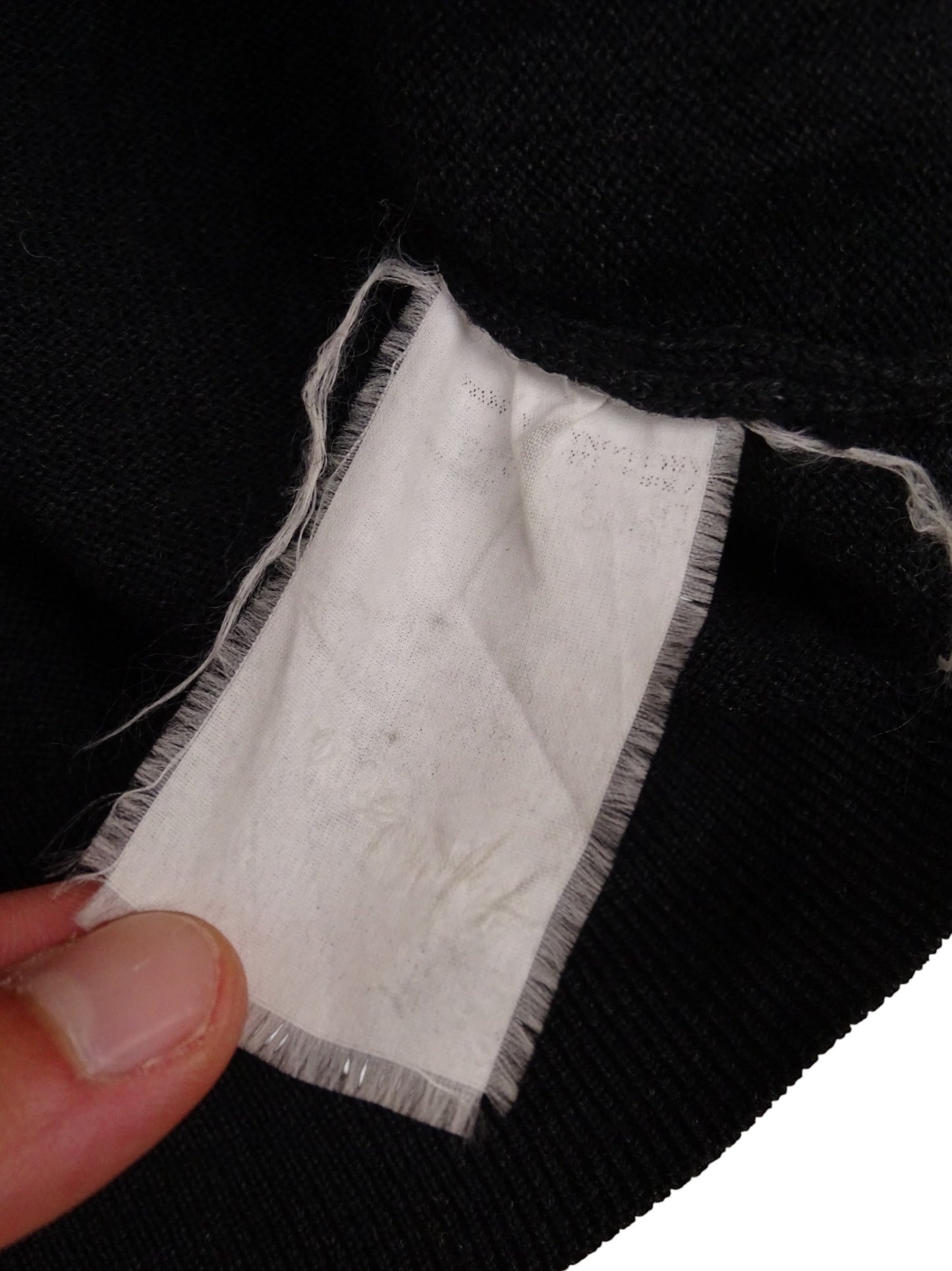 Burberry Pull Col V Gris M/L Homme