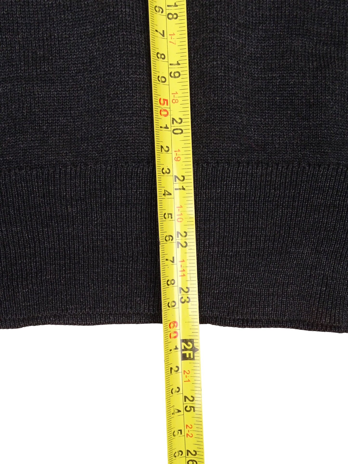 Burberry Pull Col V Gris M/L Homme